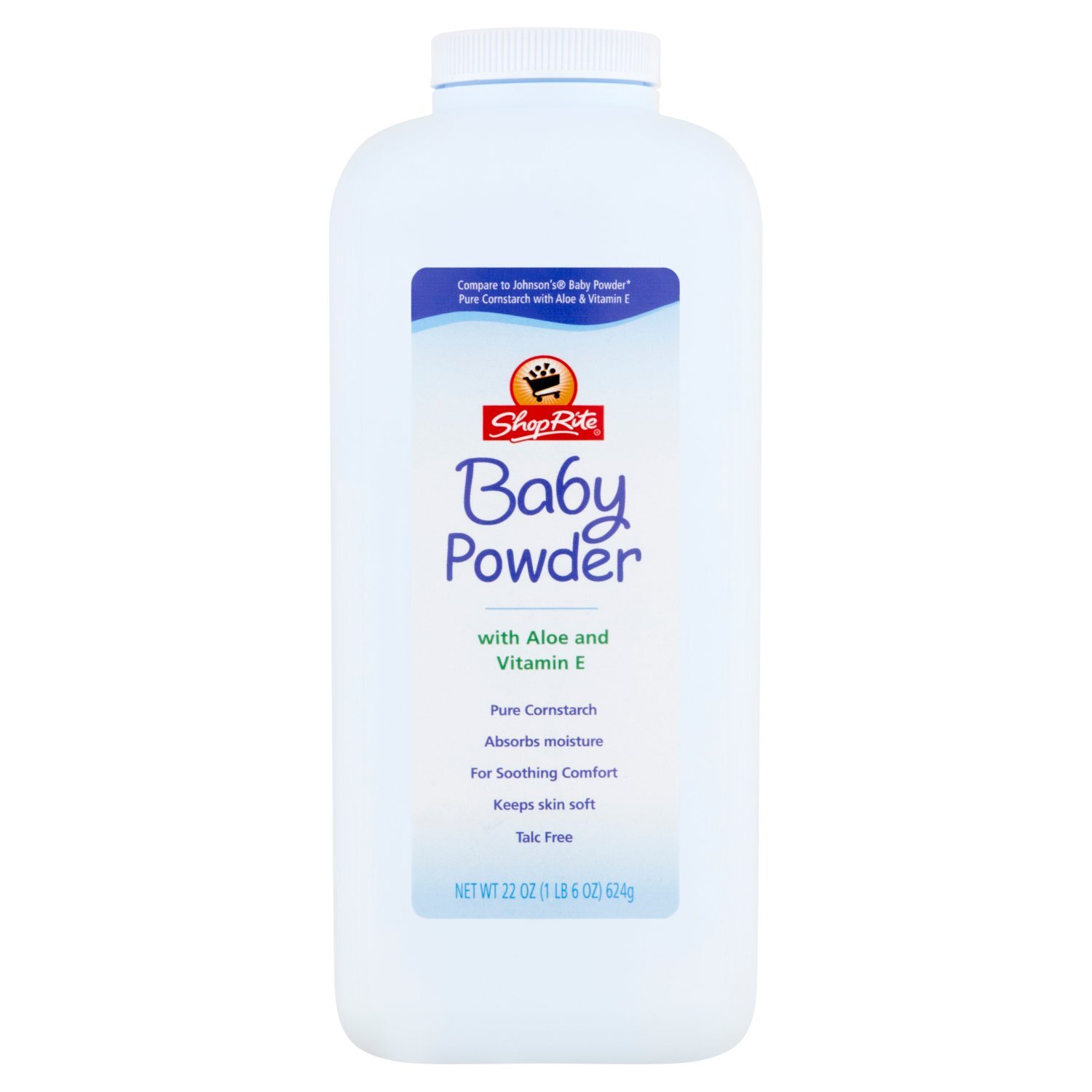 ShopRite Baby Powder with Aloe and Vitamin E, 22 oz Image 1 of 5
