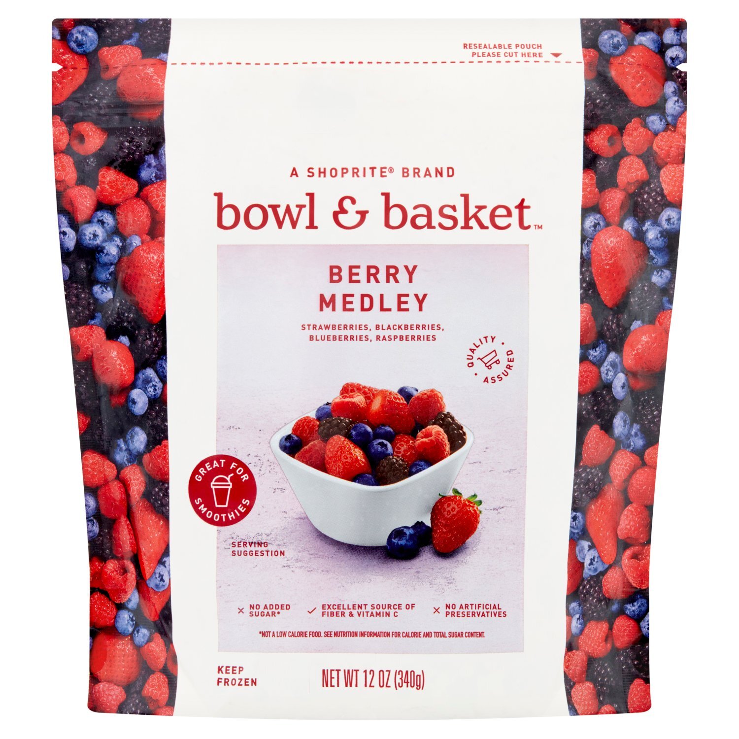 Bowl & Basket Berry Medley, 12 oz - Price Rite
