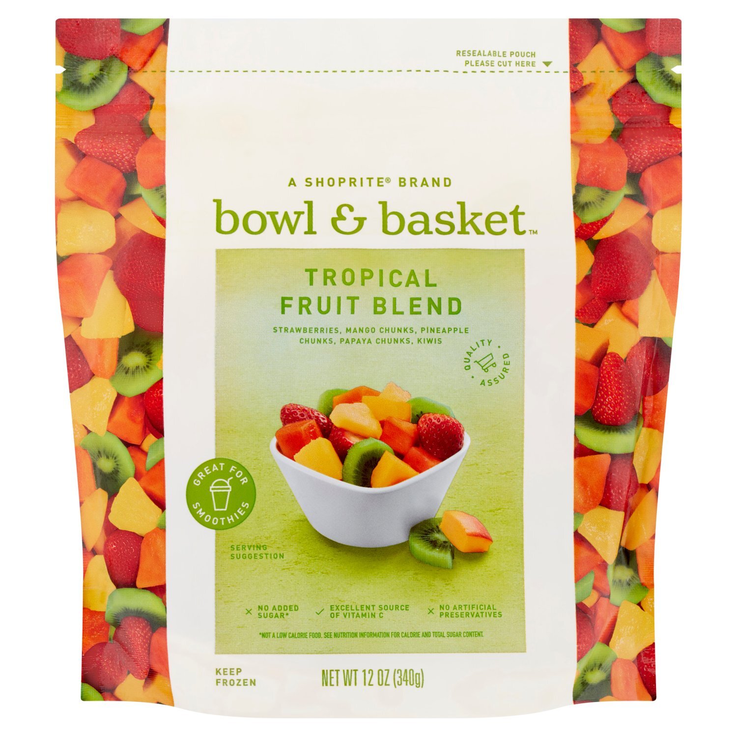 Bowl & Basket Tropical Fruit Blend, 12 oz - Price Rite