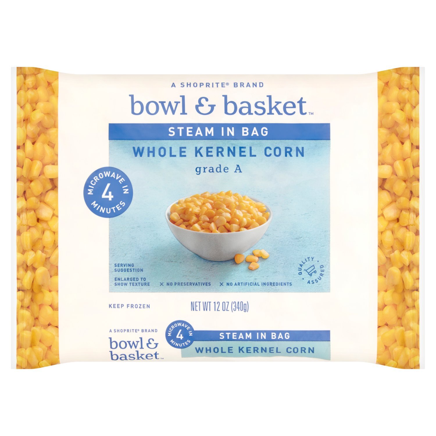 Bowl & Basket Steam in Bag Whole Kernel Corn, 12 oz Image 1 of 4