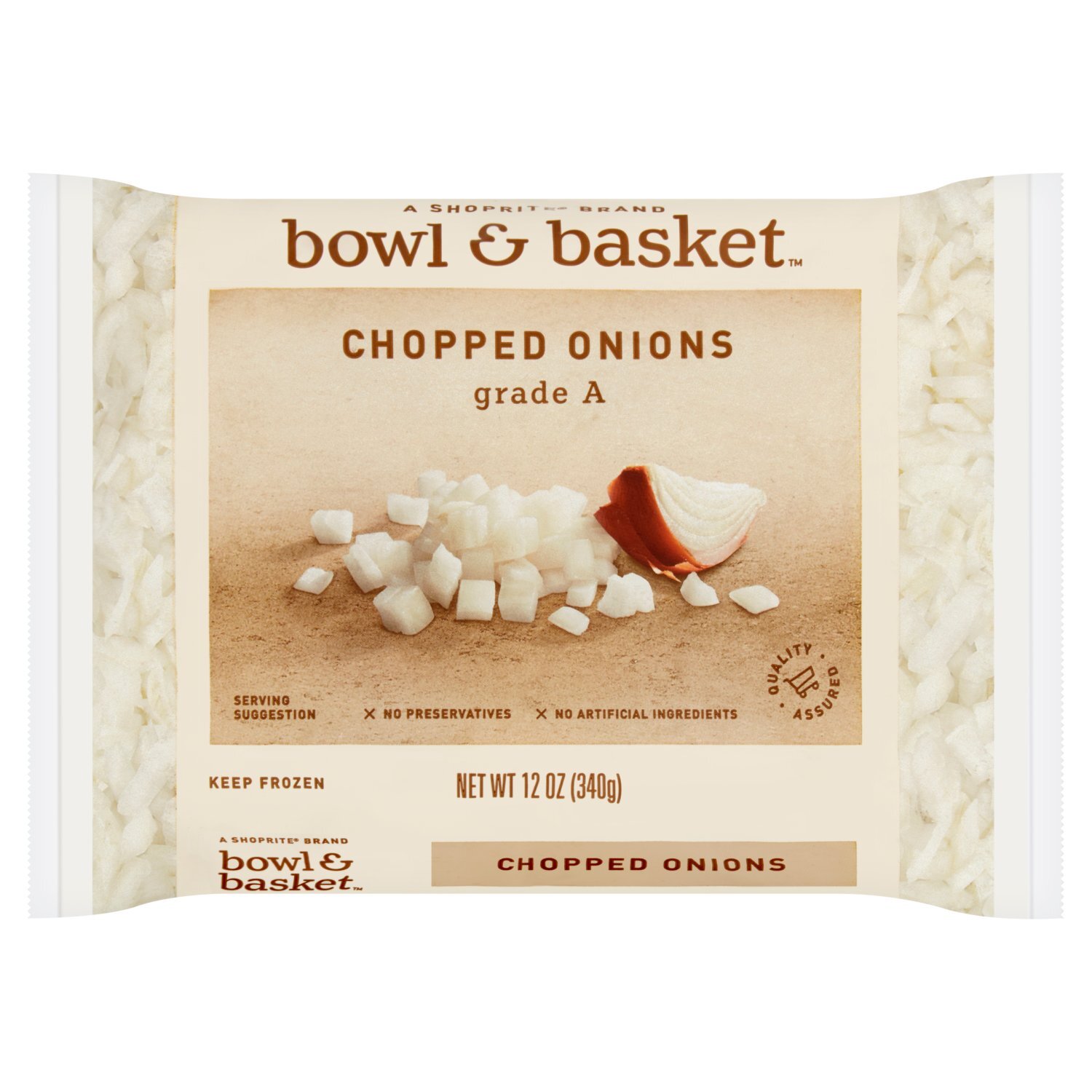 Bowl & Basket Chopped Onions, 12 oz Image 1 of 5
