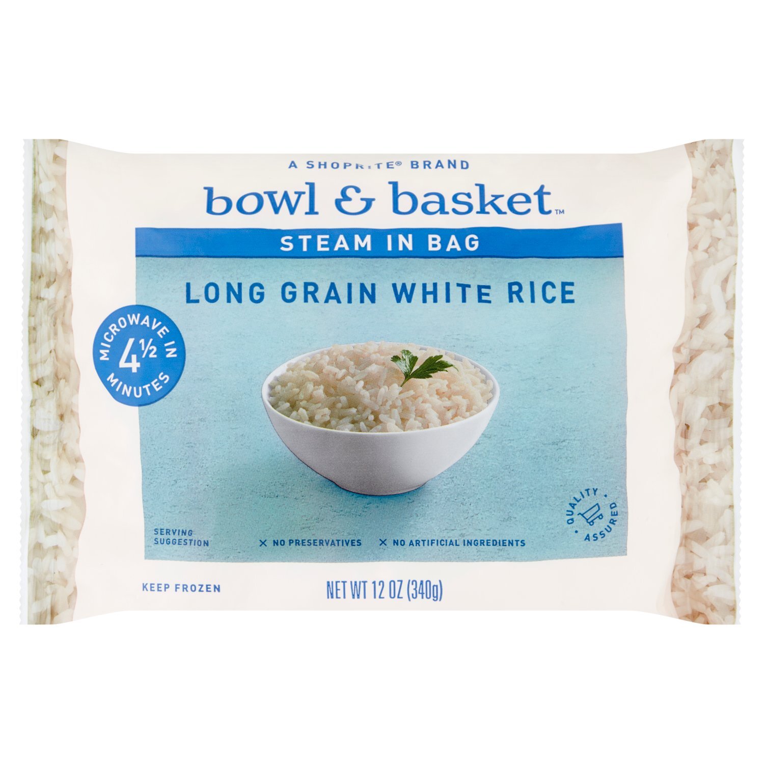 Bowl & Basket Steam in Bag Long Grain White Rice, 12 oz Image 1 of 5