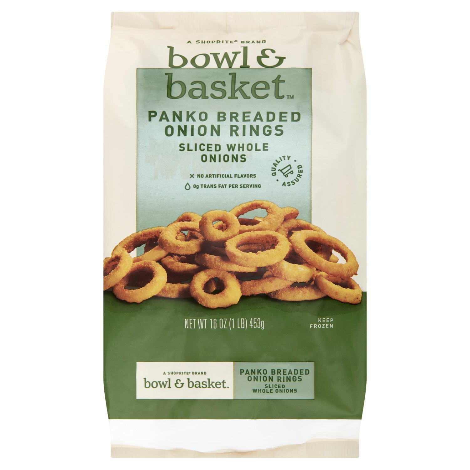 Bowl & Basket Panko Breaded Sliced Whole Onion Rings, 16 oz Image 1 of 5