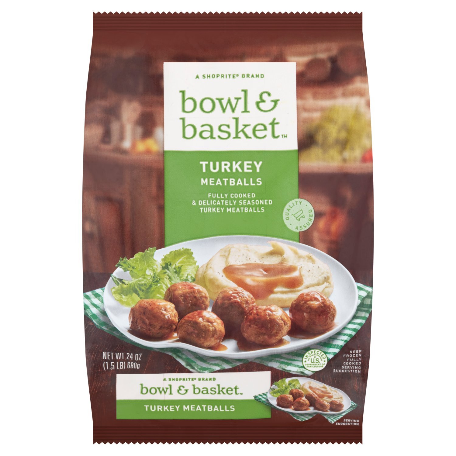 Bowl & Basket Turkey Meatballs, 24 oz - The Fresh Grocer