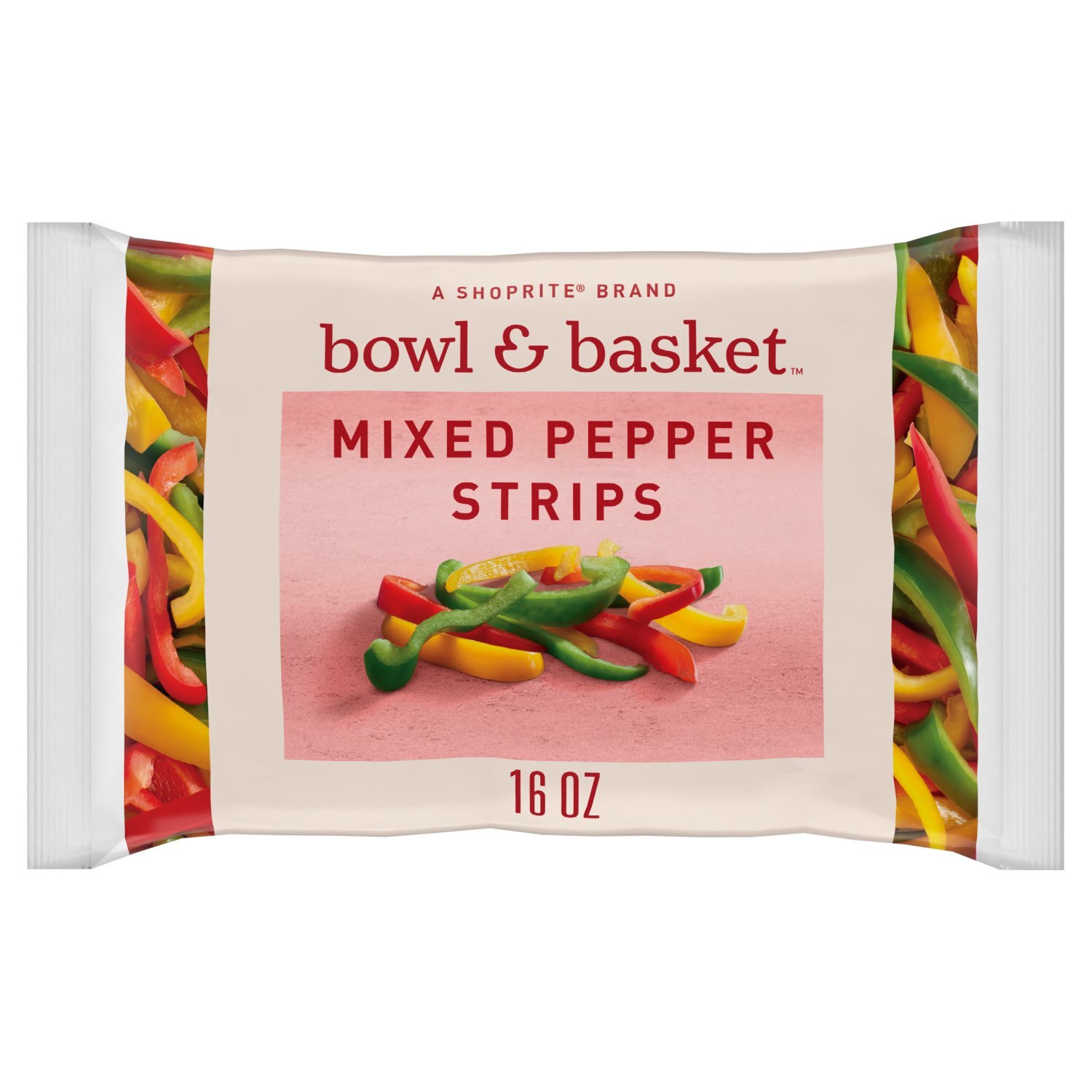 Bowl & Basket Mixed Pepper Strips, 16 oz Image 1 of 3