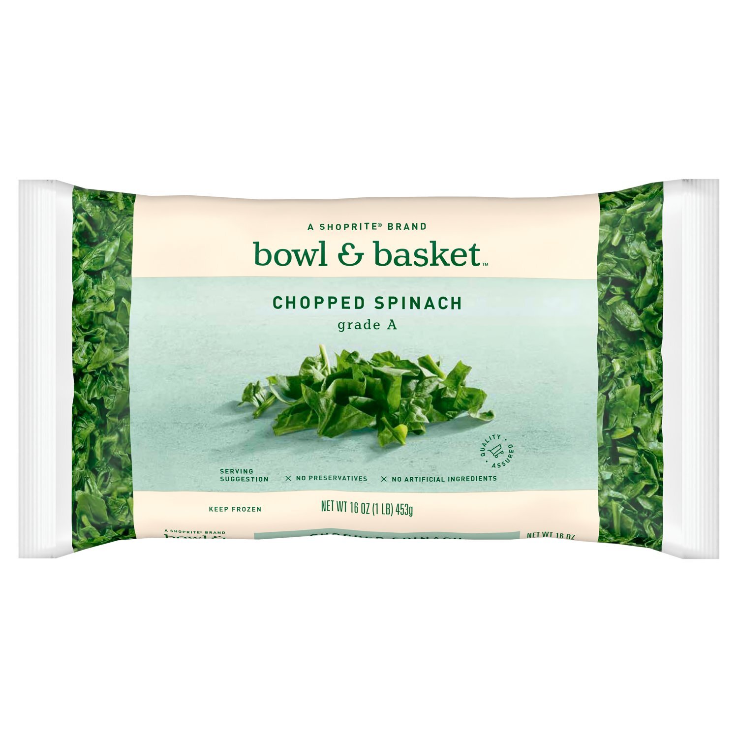 Bowl & Basket Chopped Spinach, 16 oz Image 1 of 3
