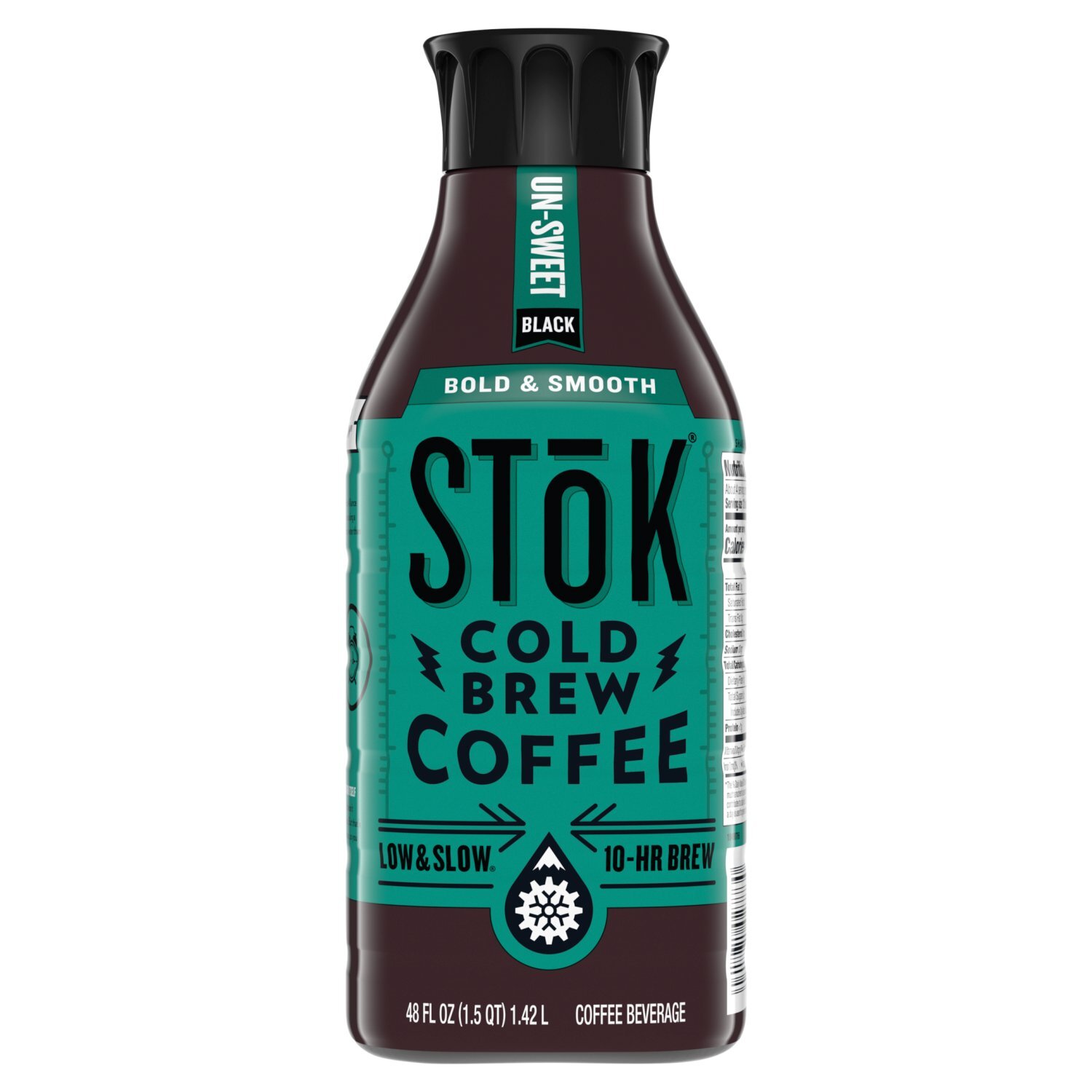 STōK Un-Sweet Black Bold & Smooth Cold Brew Coffee Beverage, 48 fl oz Image 1 of 12