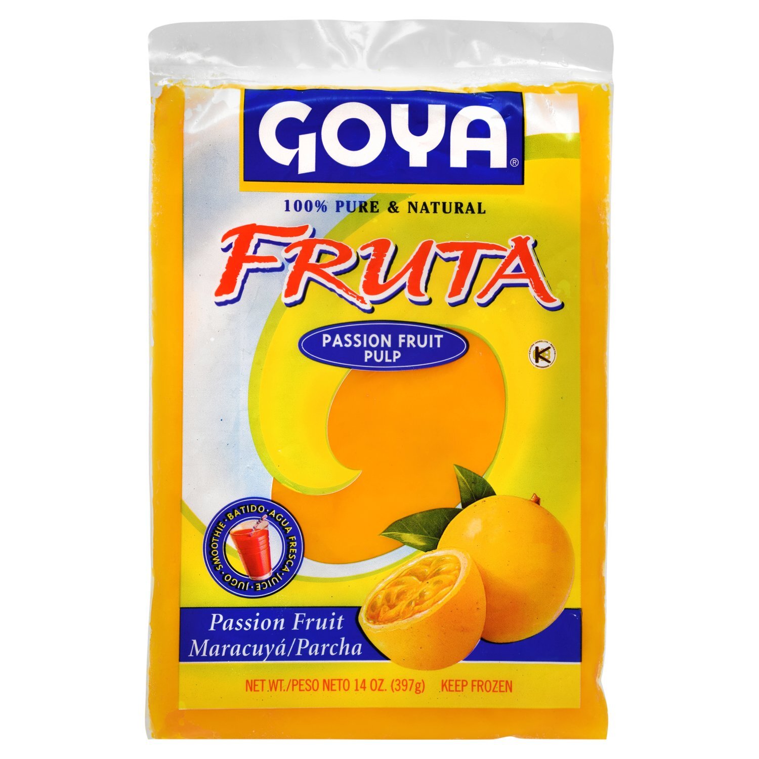 Goya Passion Fruit Pulp, 14 oz - Fairway