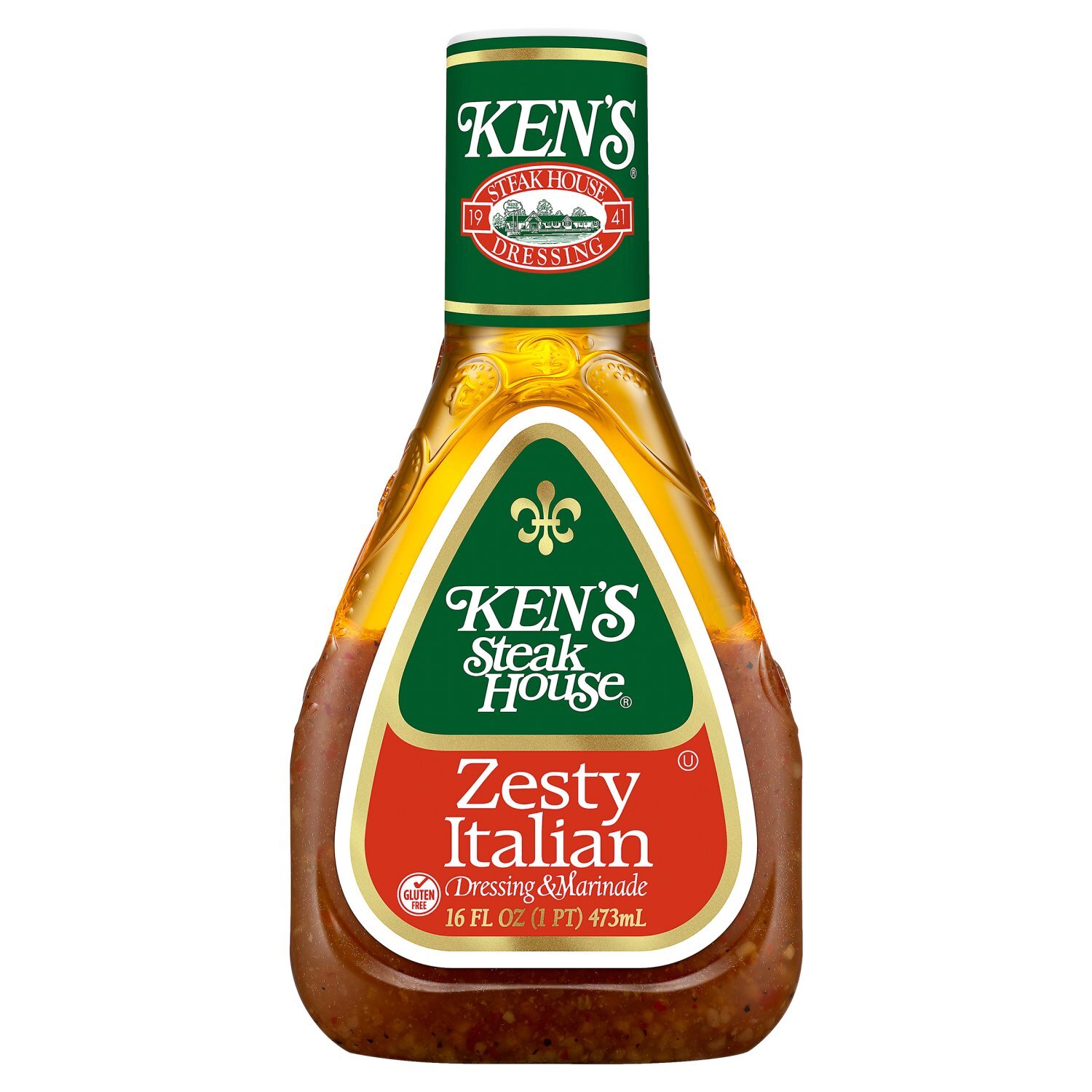 ken's golden italian dressing ingredients Steak House Zesty & Marinade, 16 fl oz nye24