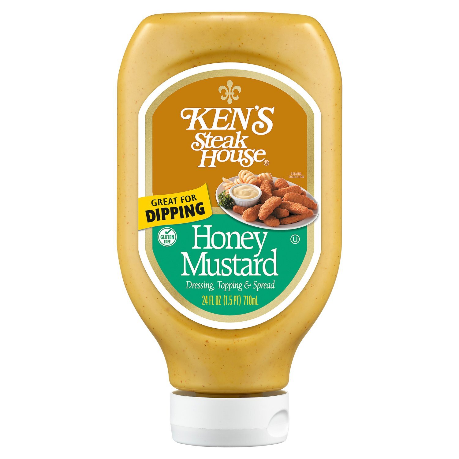 Ken's Steak House Honey Mustard Dressing, Topping & Spread, 24 fl oz Image 1 of 6