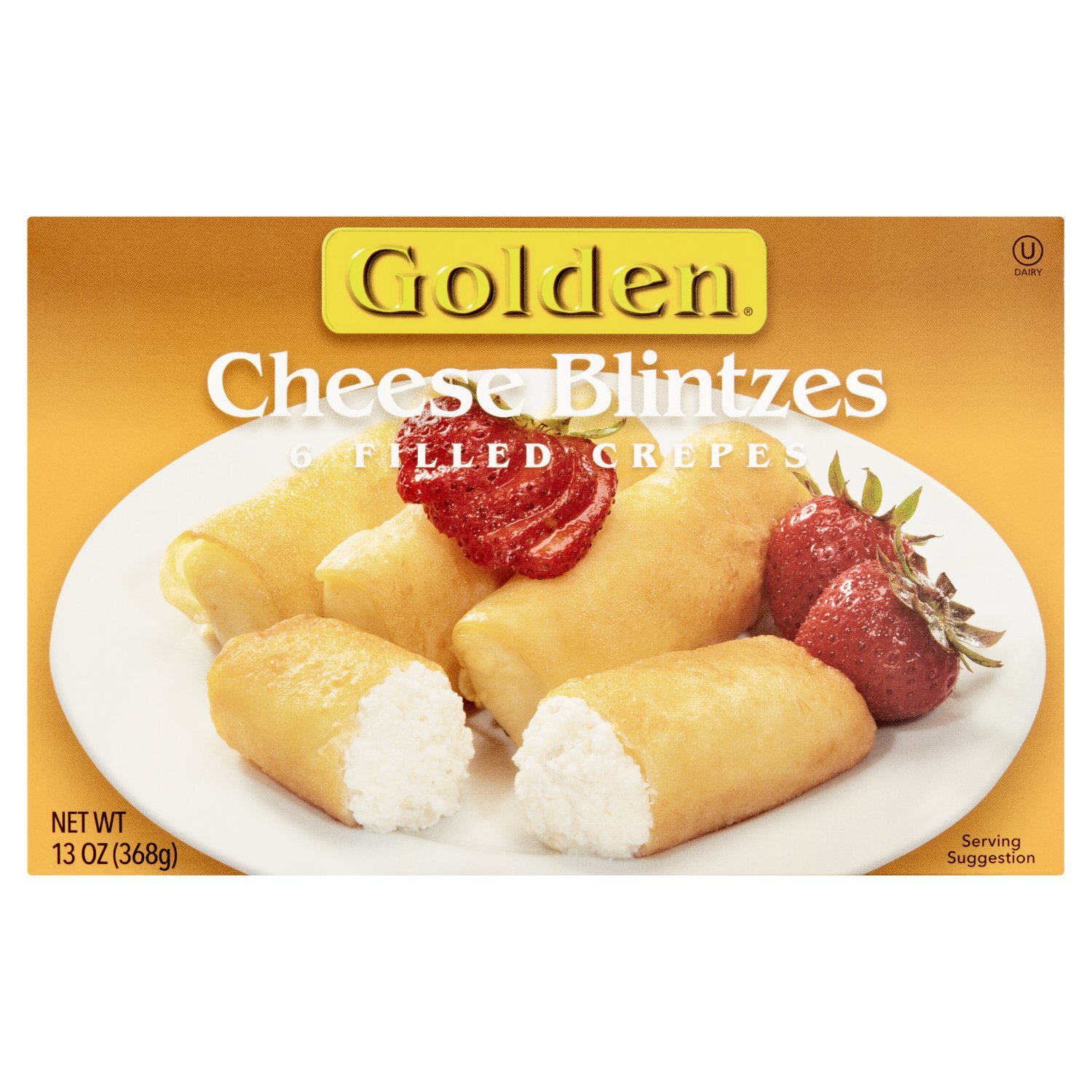 Golden Filled Crepes Cheese Blintzes, 6 count, 13 oz Image 1 of 5