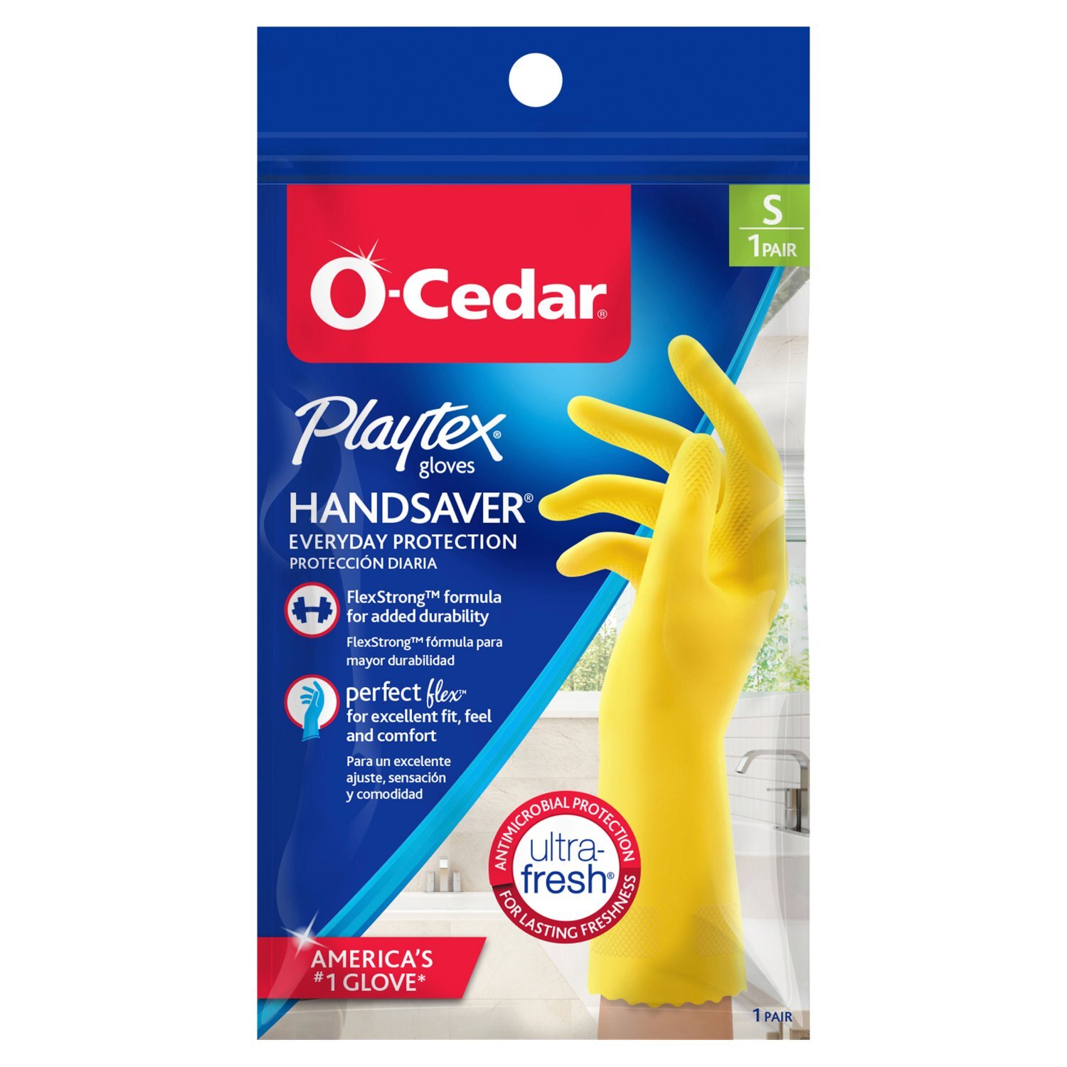 O-Cedar Playtex Handsaver Gloves, S, 1 pair Image 1 of 12
