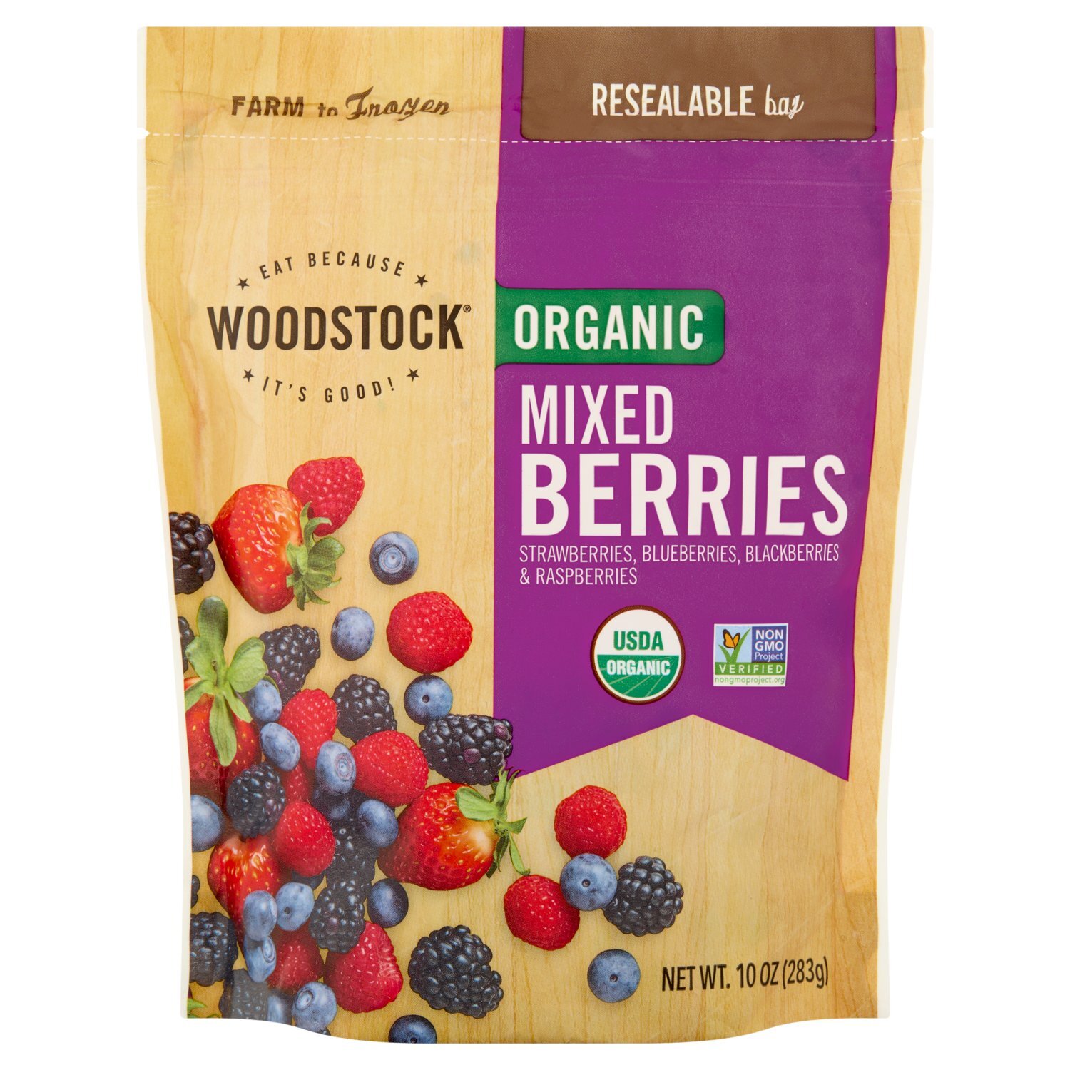 Woodstock Organic Mixed Berries, 10 oz - Fairway