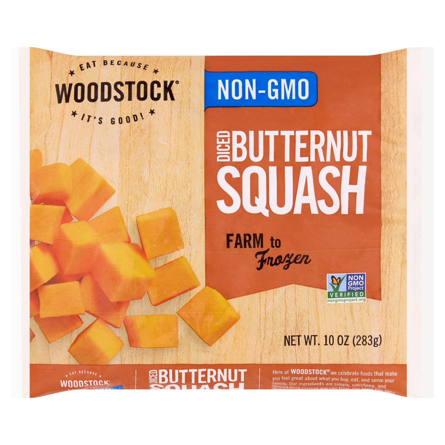 Woodstock Diced Butternut Squash, 10 oz Image 1 of 6