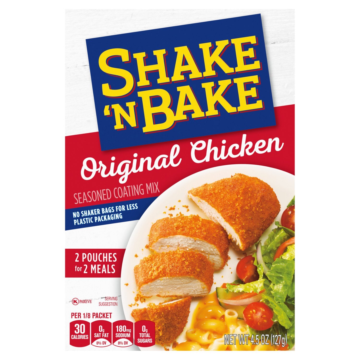 Shake 'N Bake Original Chicken Seasoned Coating Mix, 2 count, 4.5