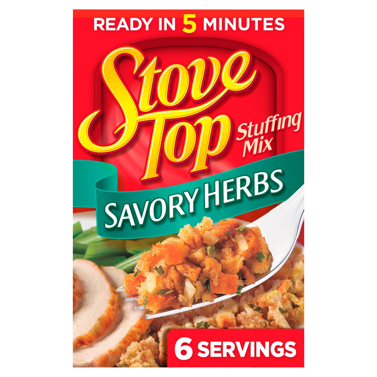 Stove Top Savory Herbs Stuffing Mix, 6 oz Image 1 of 7
