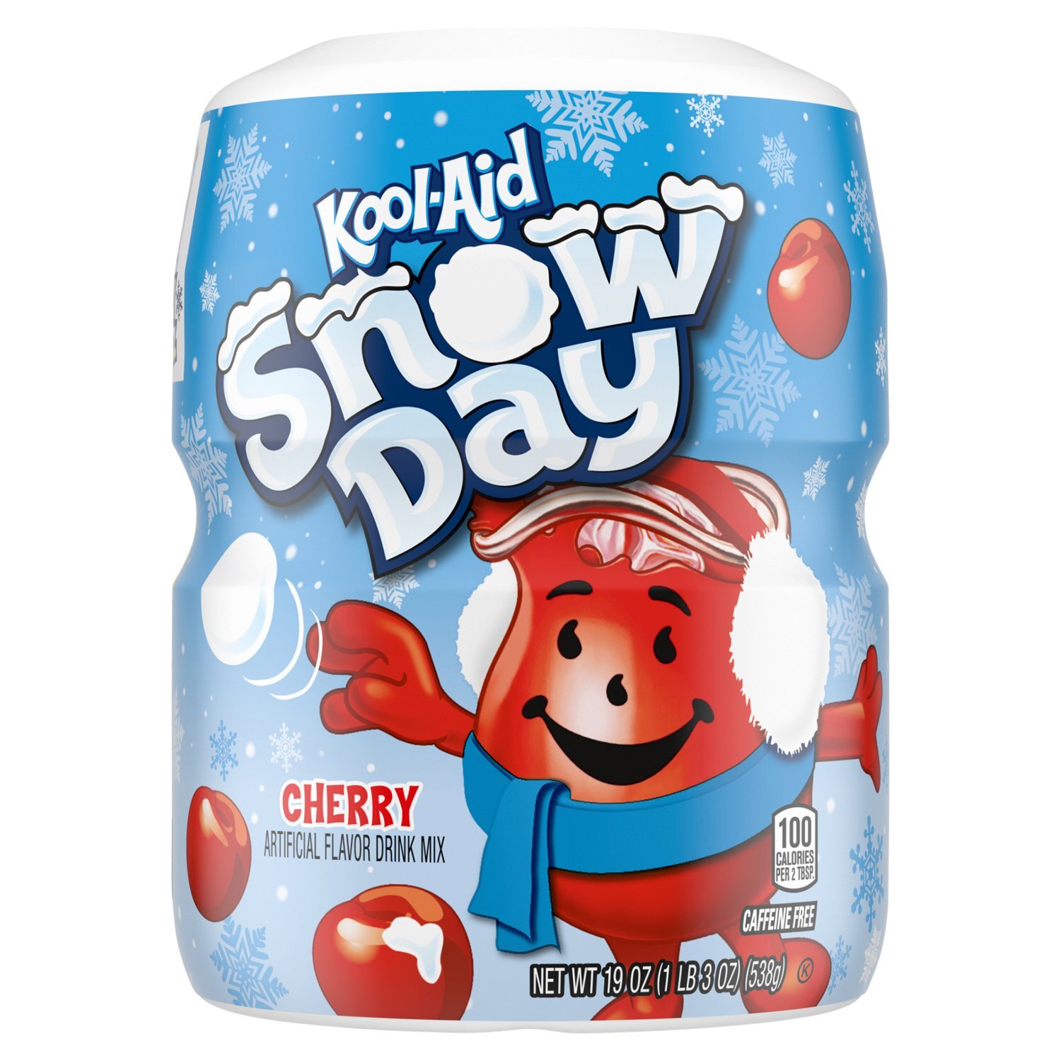 Kool-Aid Snow Day Cherry Flavor Drink Mix, 19 oz - The Fresh Grocer