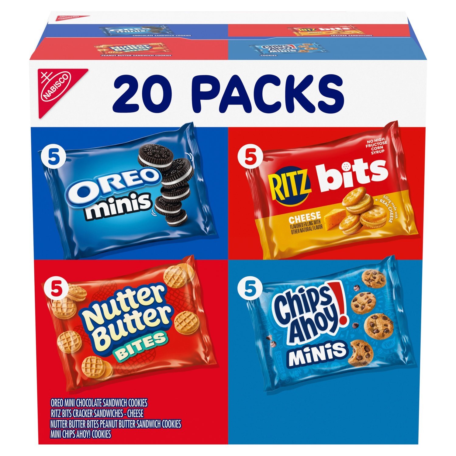 Oreo/Ritz/Nutter Butter/Chips Ahoy! Snacks Soccer Edition, 20