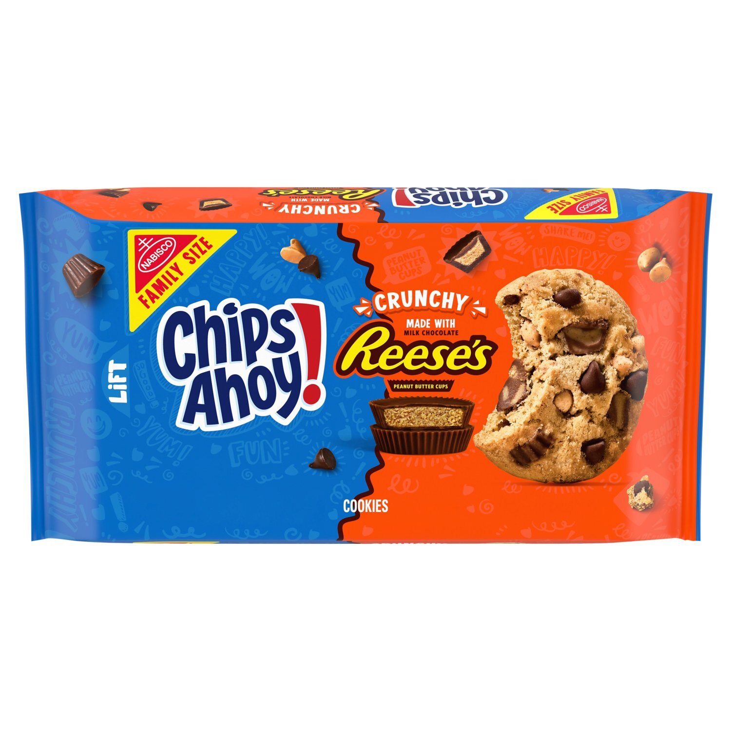 Chips Ahoy! Cookies with Reese's Peanut Butter Cups Family Size