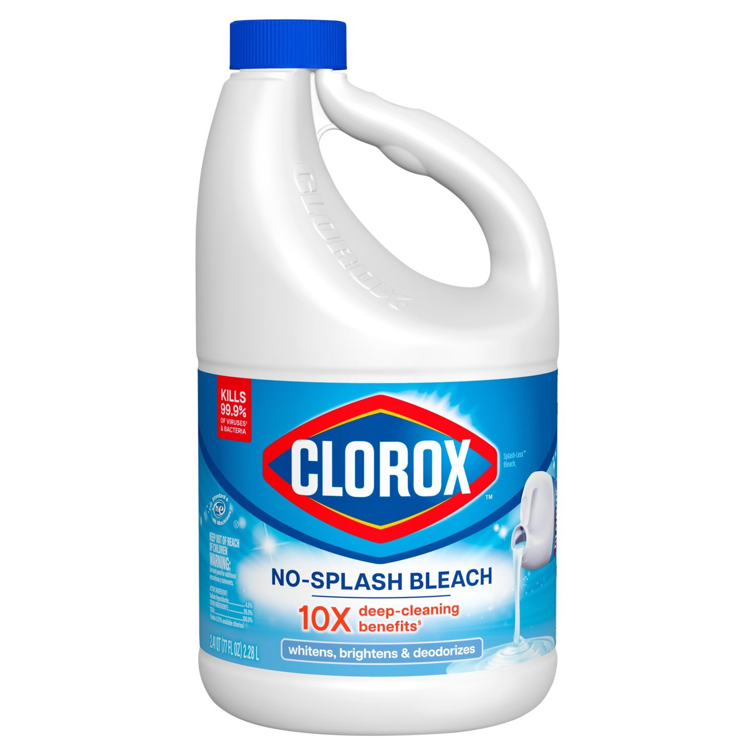 Clorox No-Splash Bleach, 77 fl oz - Fairway