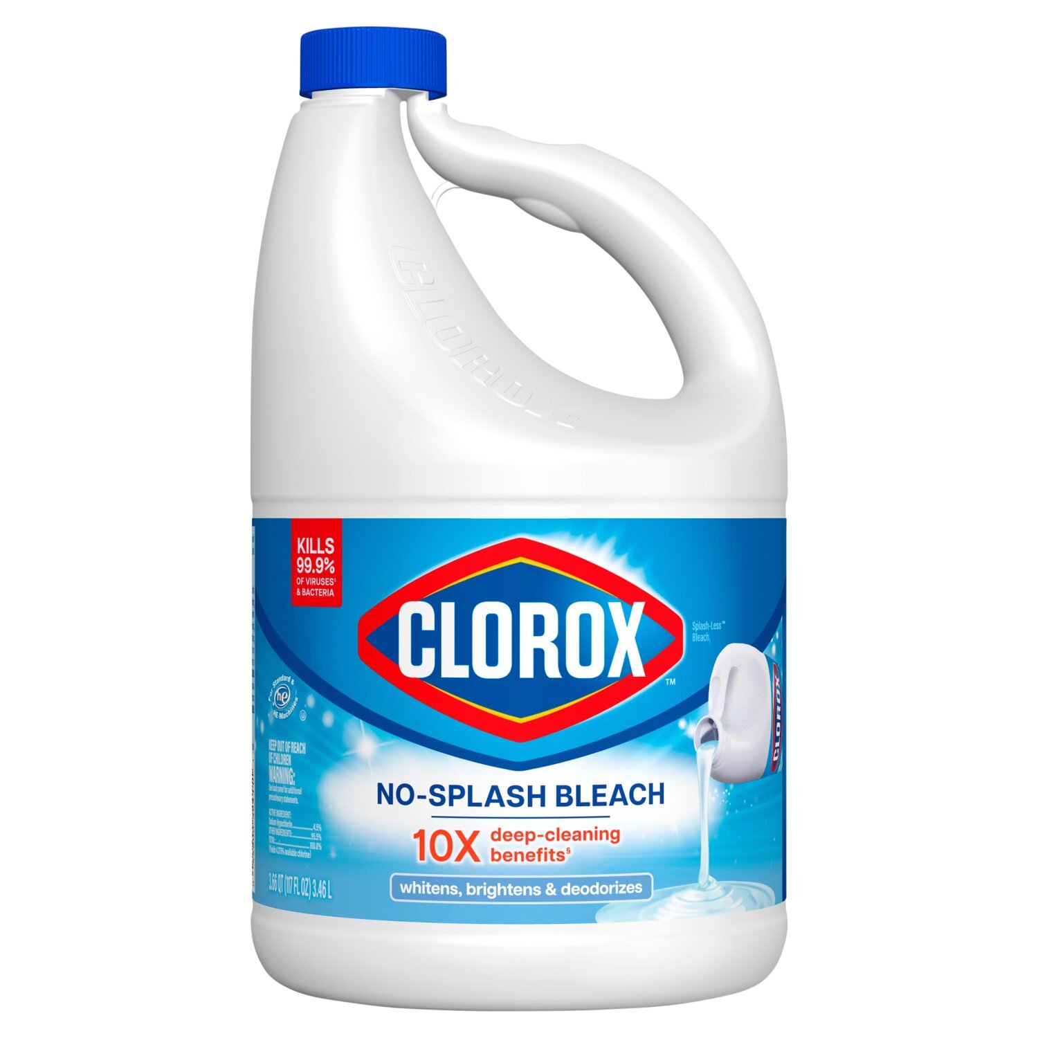 Clorox No-Splash Bleach, 117 fl oz Image 1 of 10