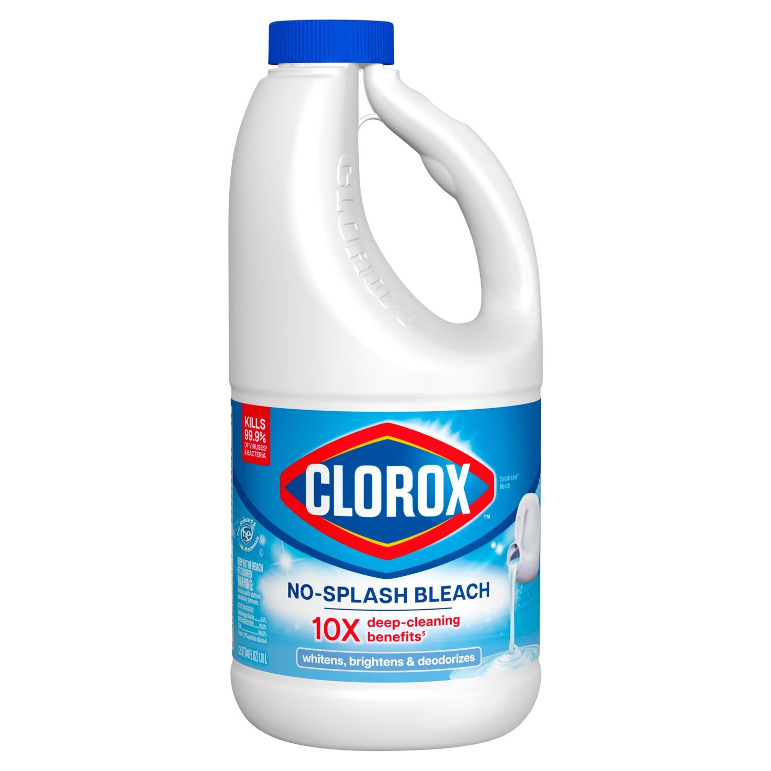 Clorox No-Splash Bleach, 40 fl oz Image 1 of 10