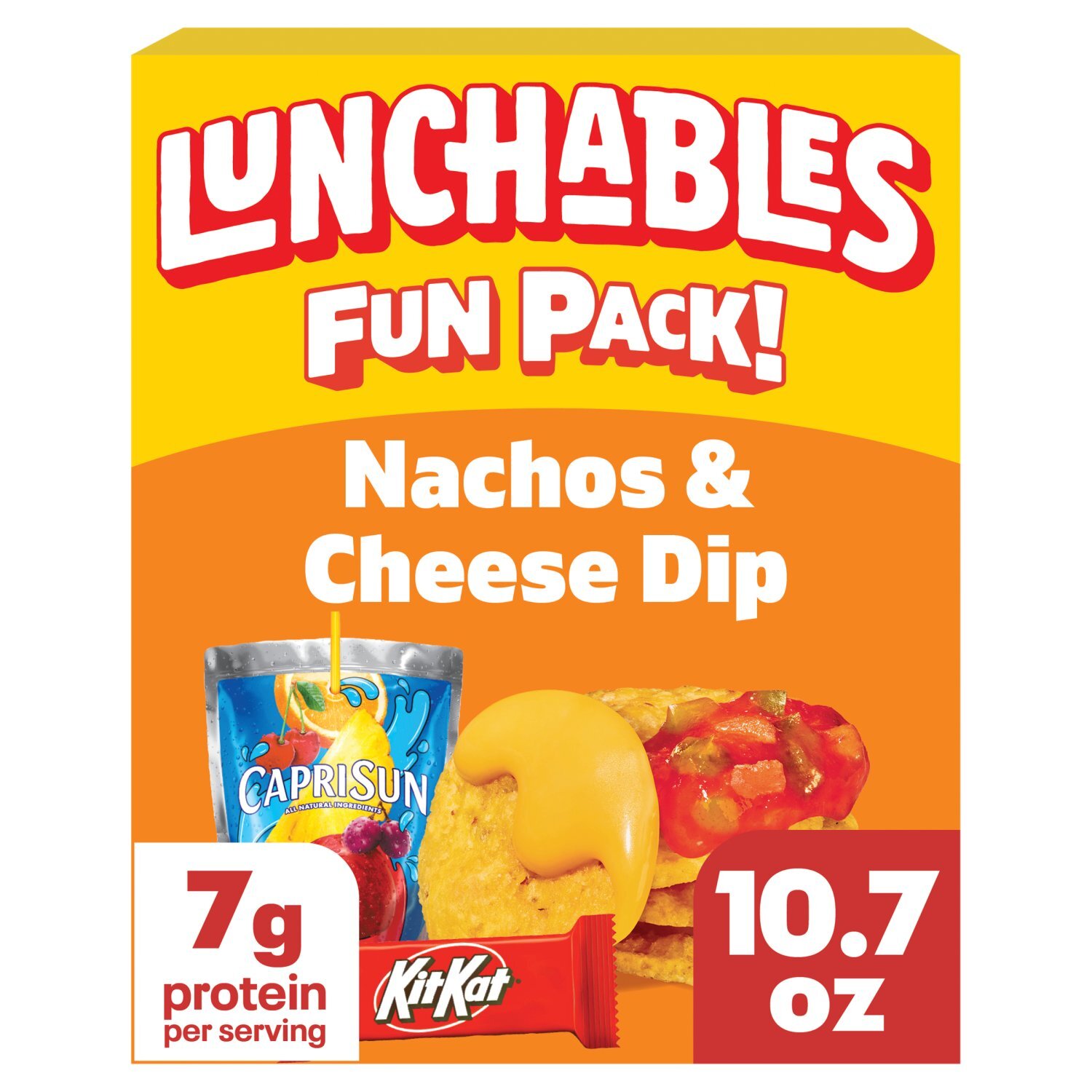 Lunchables Nachos with Cheese Dip and Salsa, 4.7 oz Image 1 of 7