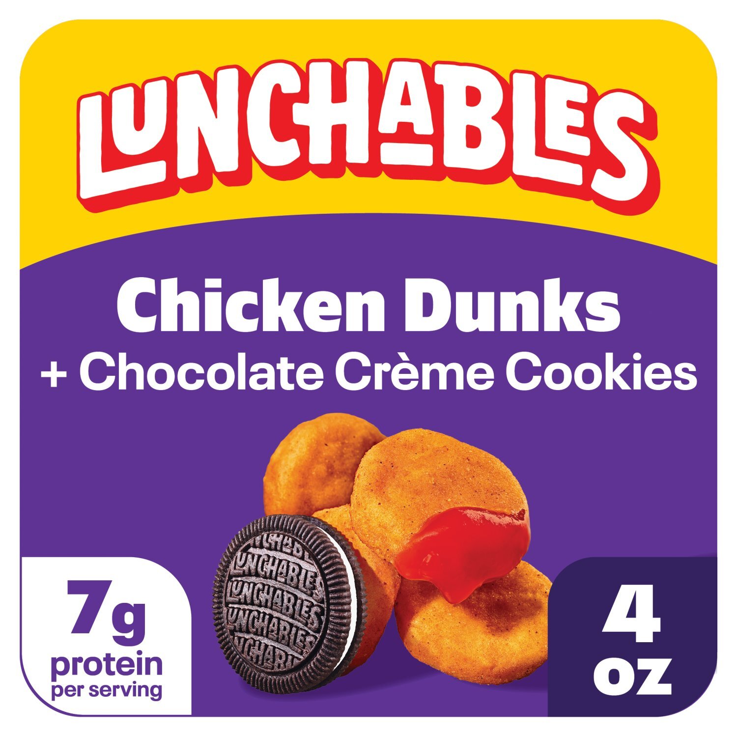 Lunchables Mariokart World Chicken Dunks with Chocolate Crème Cookies, 4.0 oz Image 1 of 7