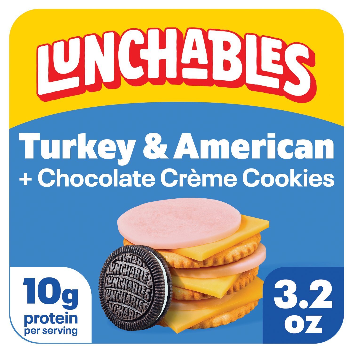 Lunchables MarioKart World Turkey & American with Chocolate Crème Cookies, 3.2 oz Image 1 of 7