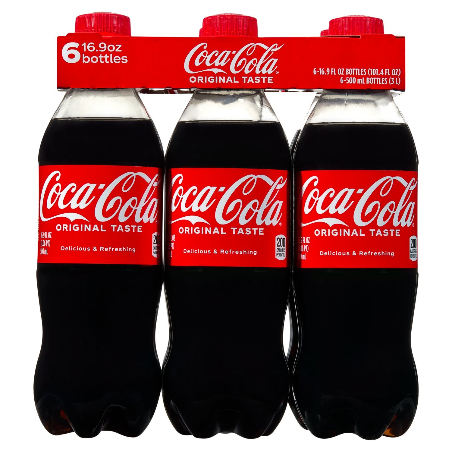 Coca-Cola Original Taste Soda, 16.9 fl oz, 6 count - Fairway