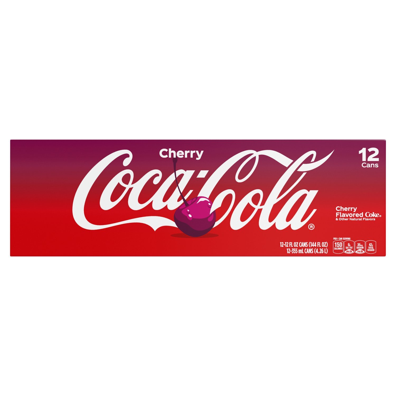 Coca-Cola Cherry Flavored Coke, 12 fl oz, 12 count - The Fresh Grocer