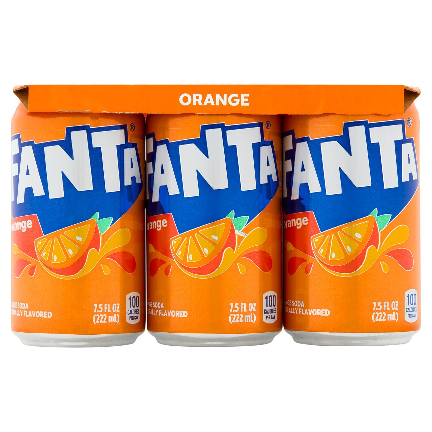 Fanta Mini Orange Soda, 6 count, 7.5 fl oz - Fairway