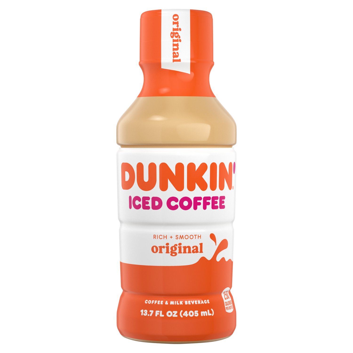 Dunkin' Original Iced Coffee & Milk Beverage, 13.7 fl oz Image 1 of 6