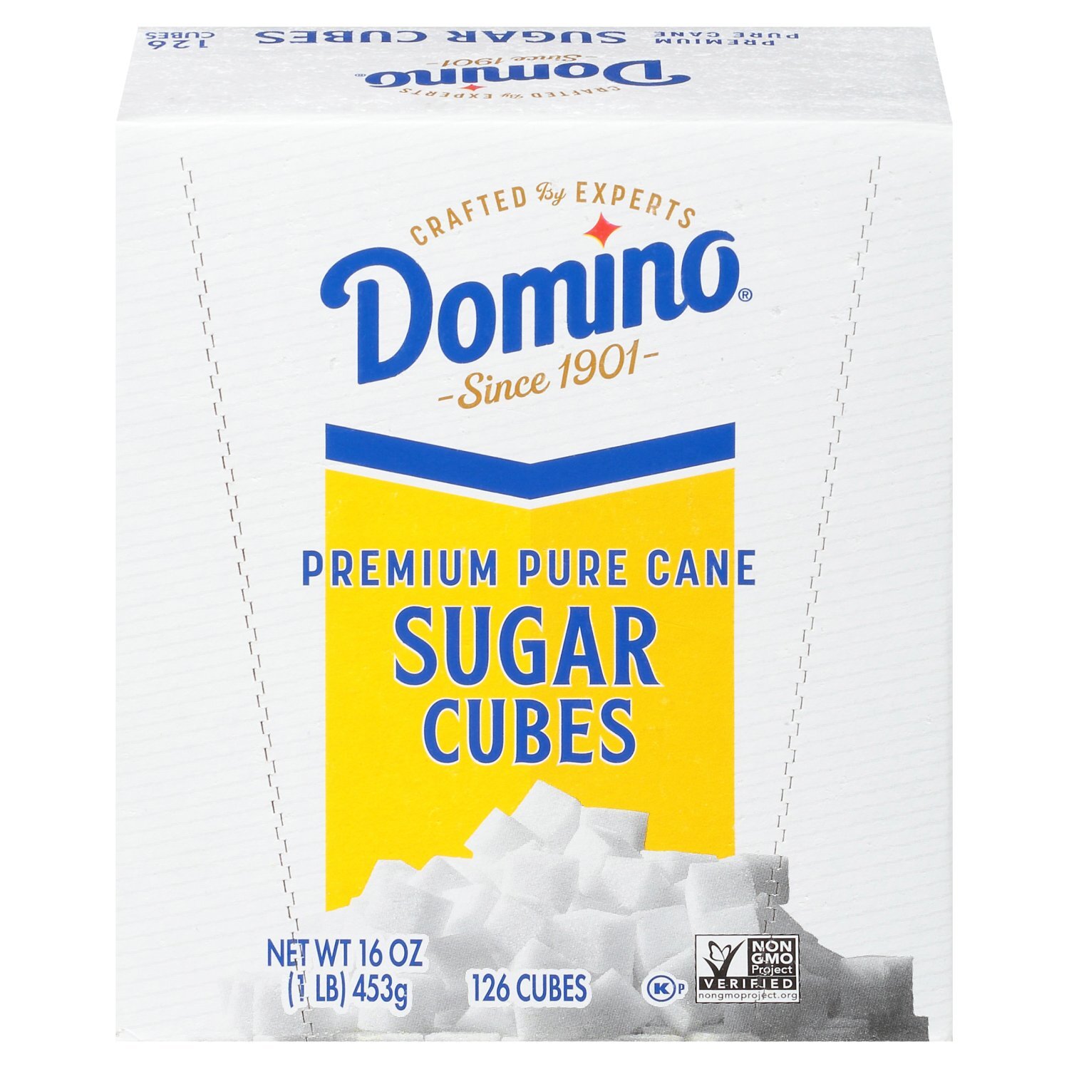 Domino Premium Pure Cane Sugar Cubes, 126 count, 16 oz Image 1 of 7