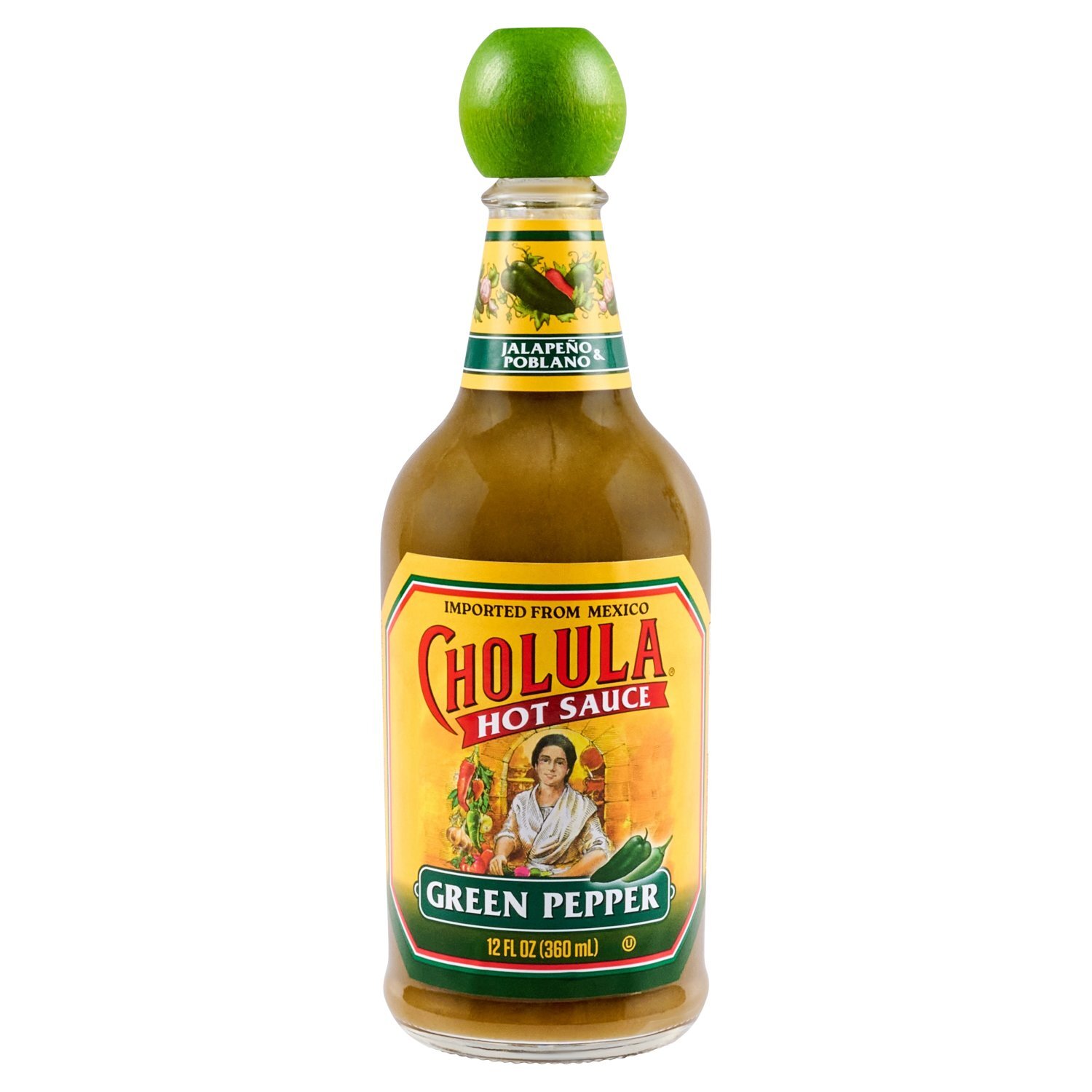 Cholula Green Pepper Hot Sauce, 12 fl oz Image 1 of 6