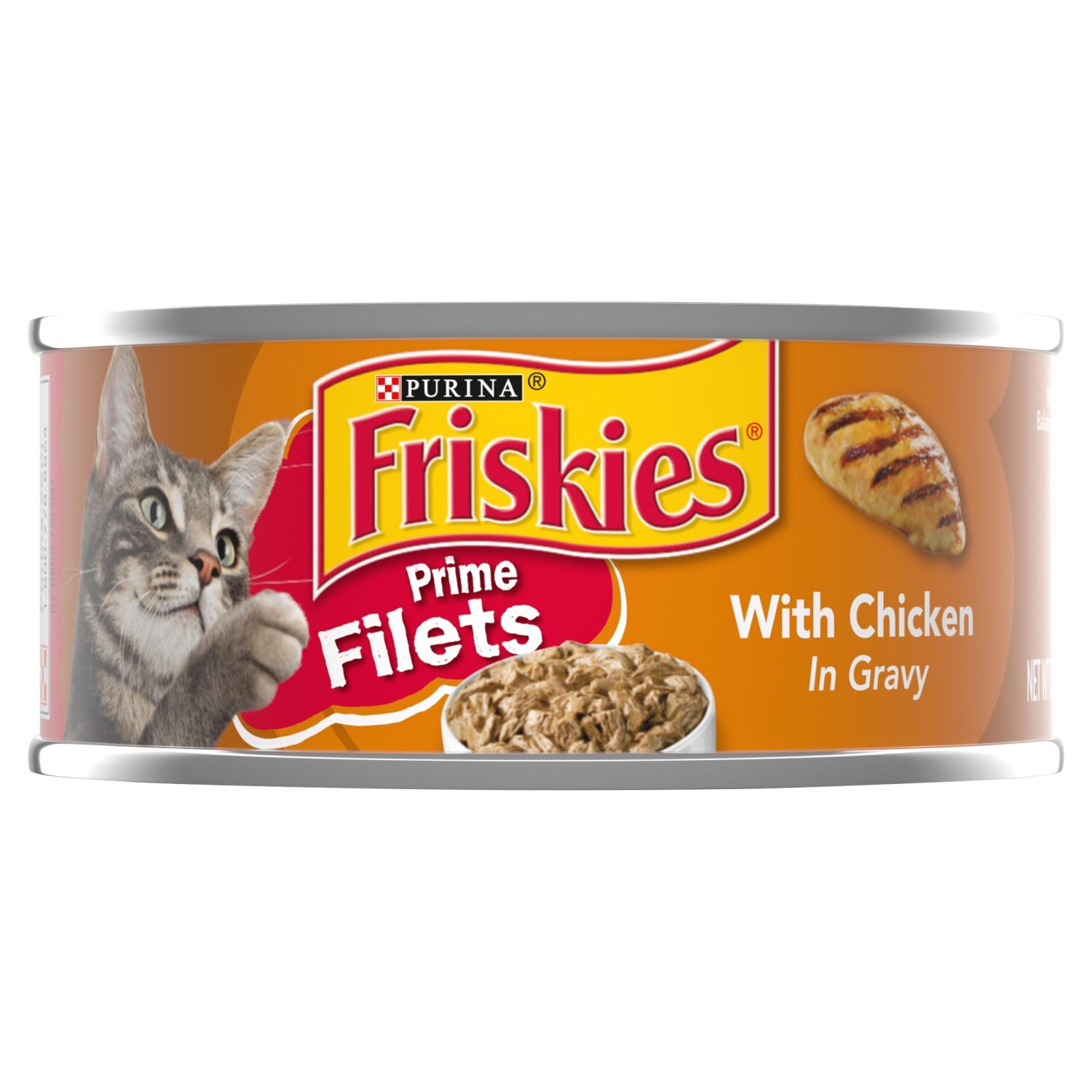 Purina Friskies Prime Filets with Chicken in Gravy Cat Food, 5.5 oz Image 1 of 6