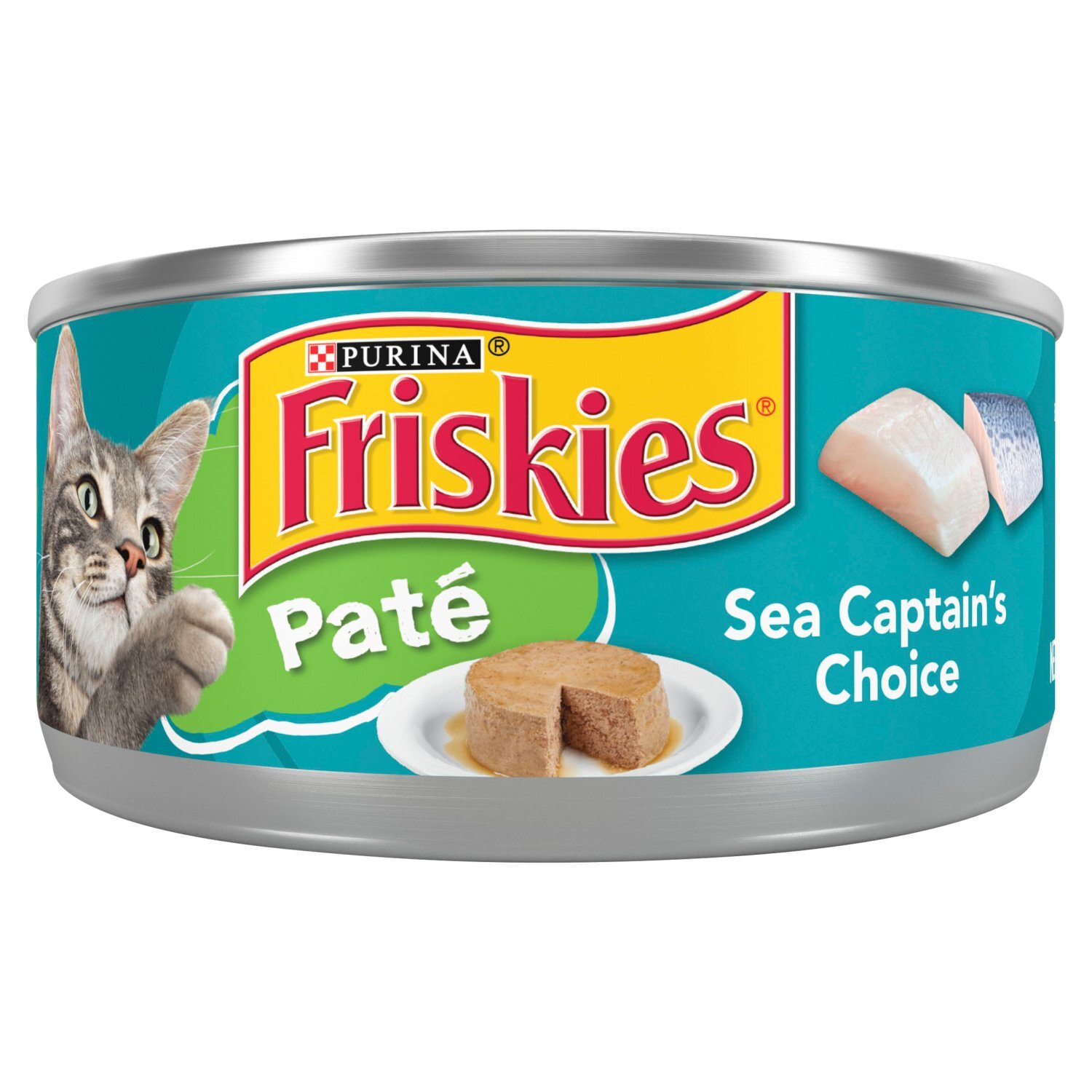 Purina Friskies Paté Sea Captain's Choice Cat Food, 5.5 oz Image 1 of 8