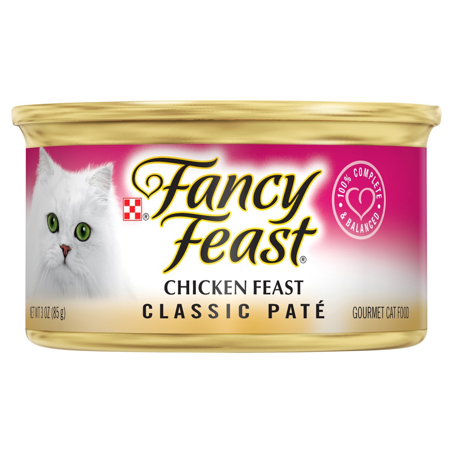 Purina Fancy Feast Chicken Feast Classic Paté Gourmet Cat Food, 3 oz Image 1 of 7