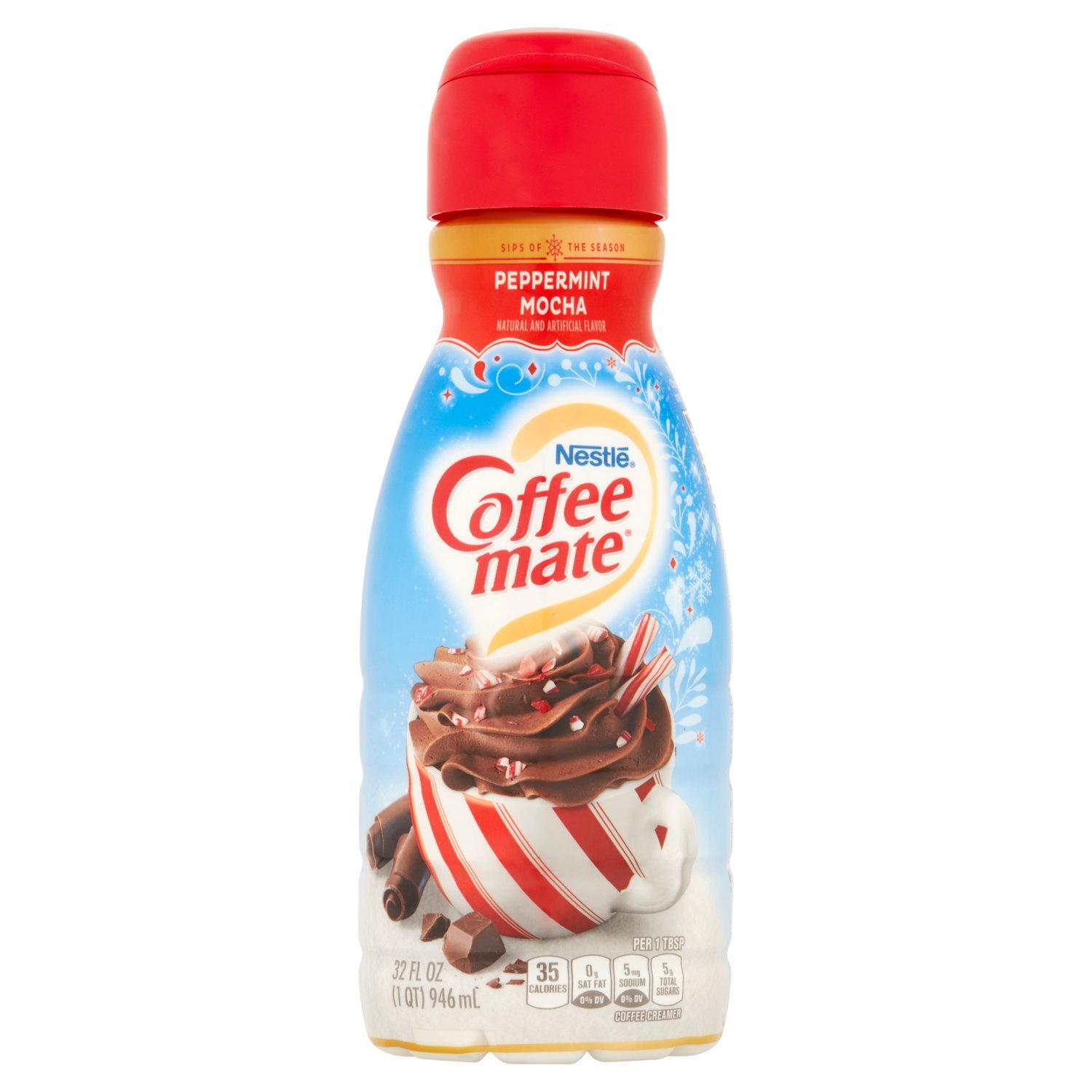 Nestlé Coffee Mate Peppermint Mocha Coffee Creamer, 32 fl oz - Fairway