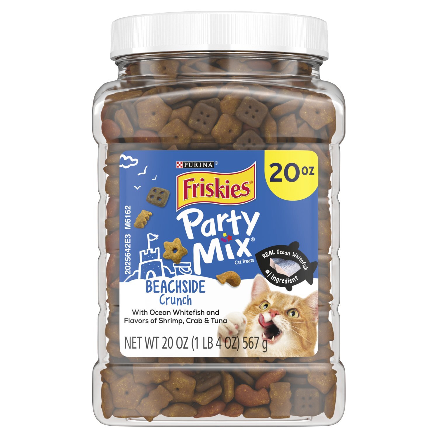 Purina Friskies Party Mix Beachside Crunch Cat Treats, 20 oz Image 1 of 9