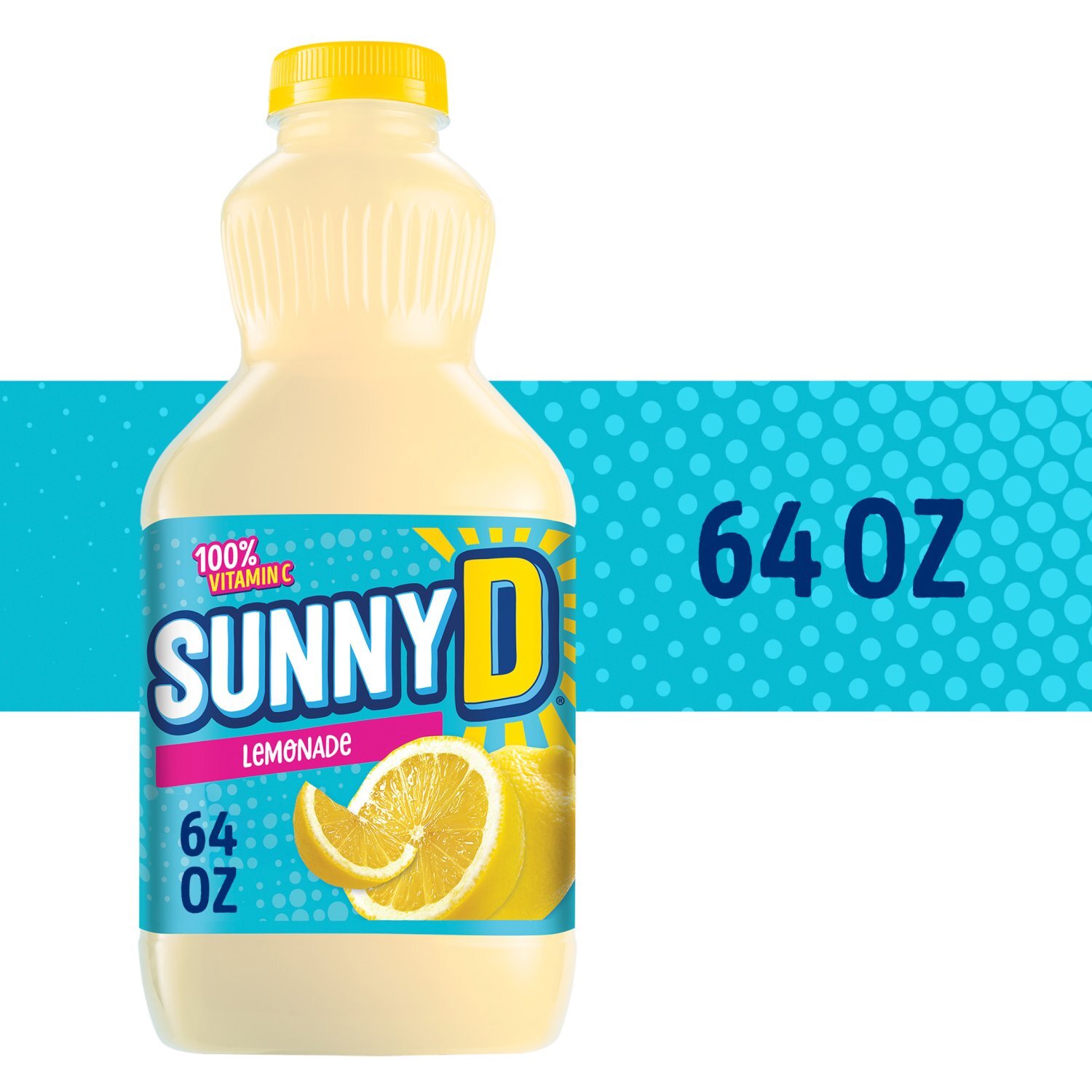 Sunny D Lemonade Flavored Drink, 64 fl oz Image 1 of 9