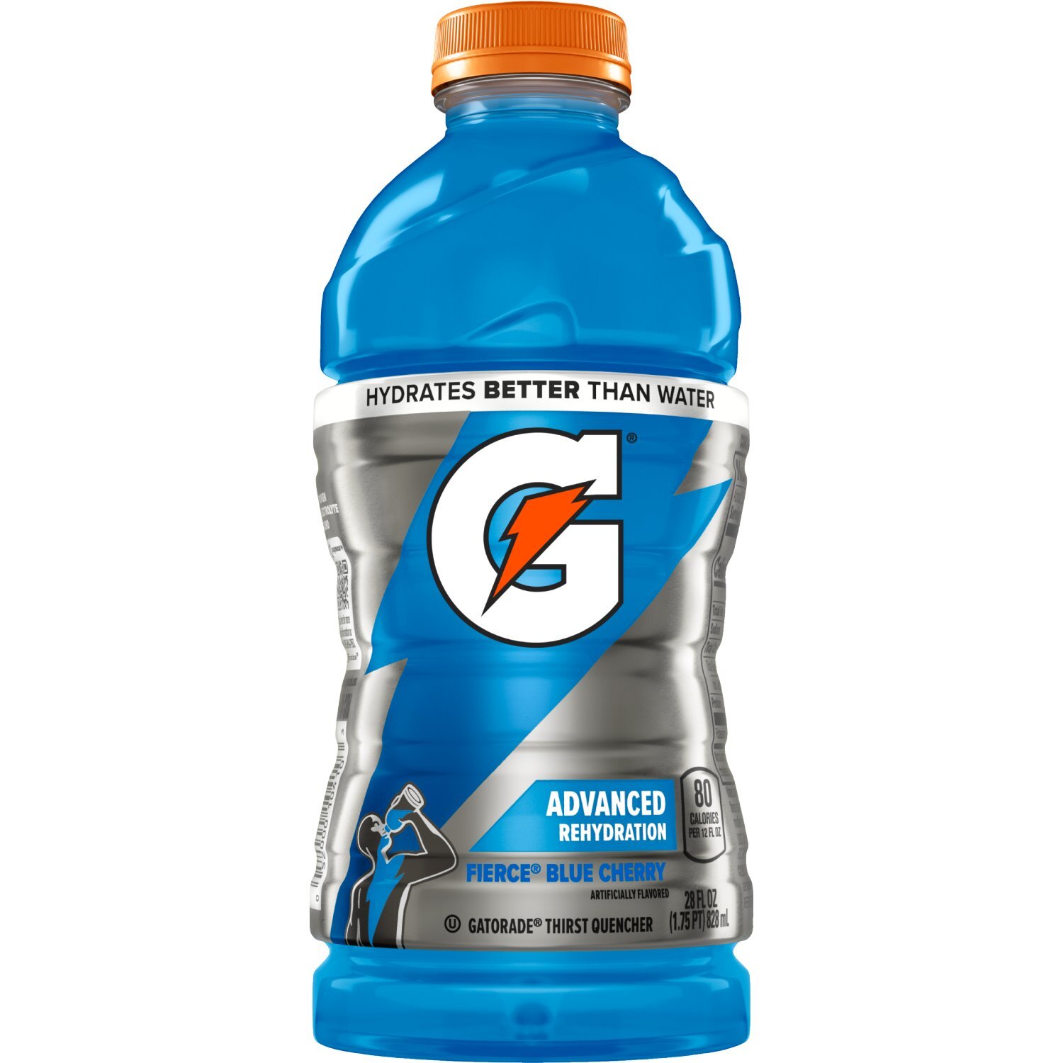 Gatorade Fierce Thirst Quencher Blue Cherry Artificially Flavored