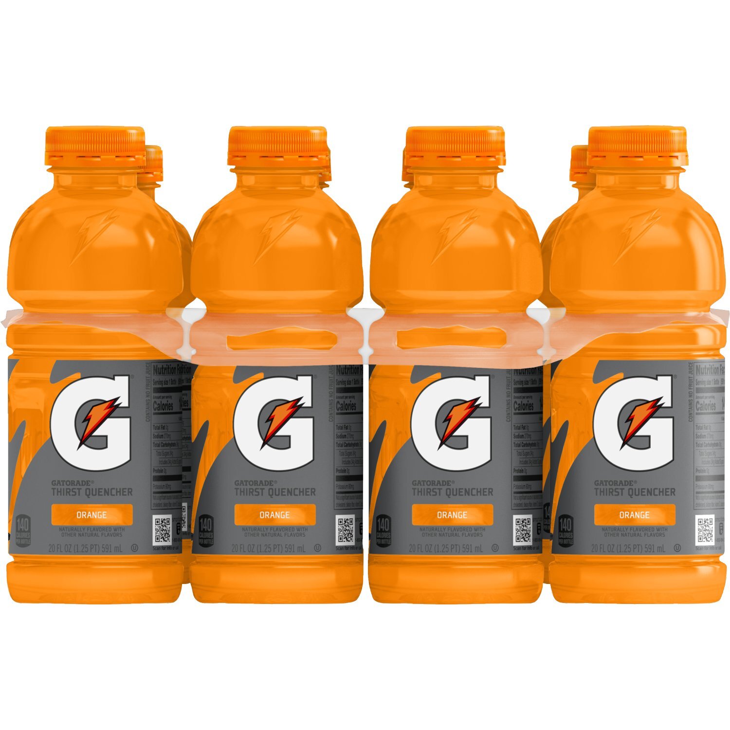 Gatorade Thirst Quencher Orange 20 Fl Oz, 8 Count - Fairway