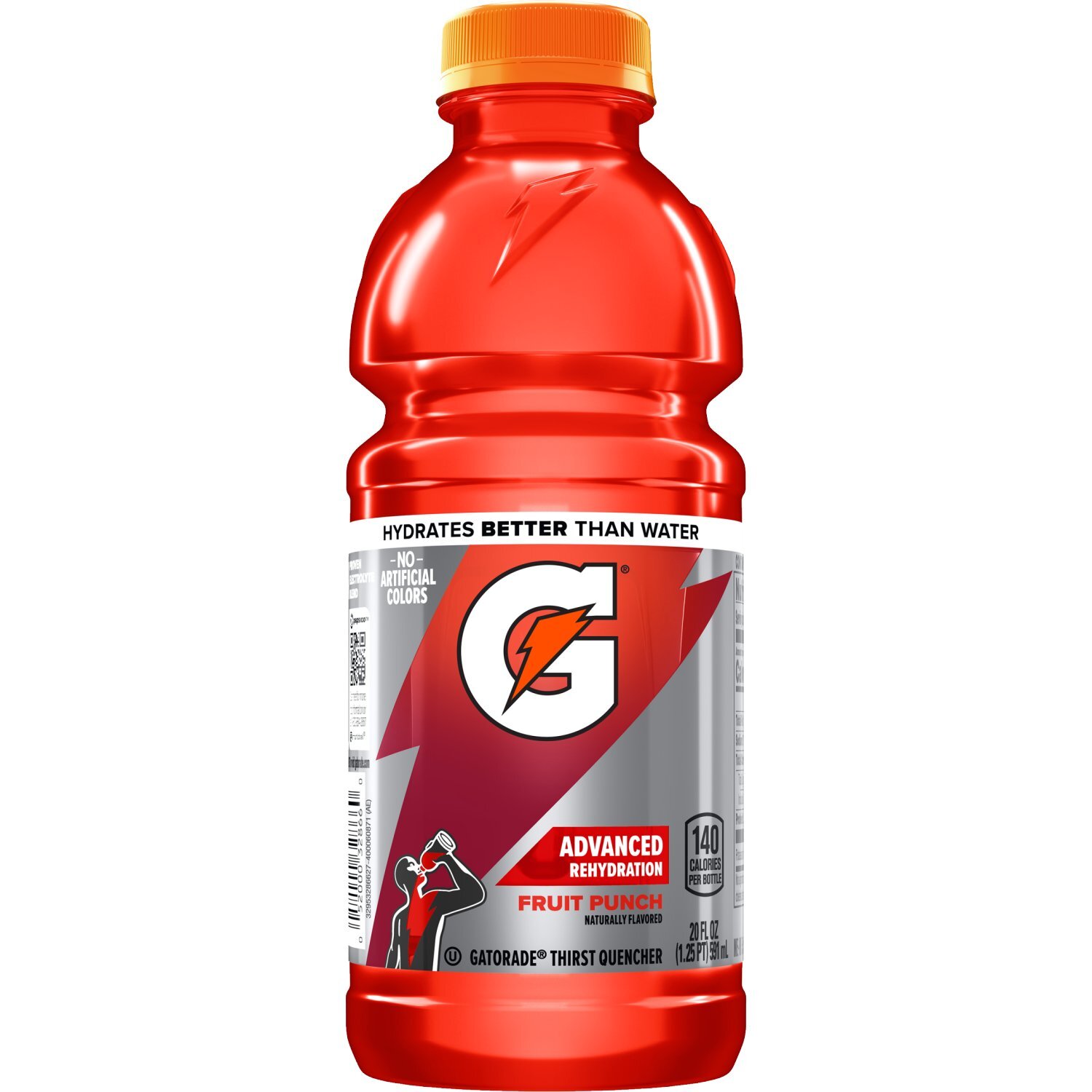 Gatorade Thirst Quencher Fruit Punch Naturally Flavored 20 Fl Oz