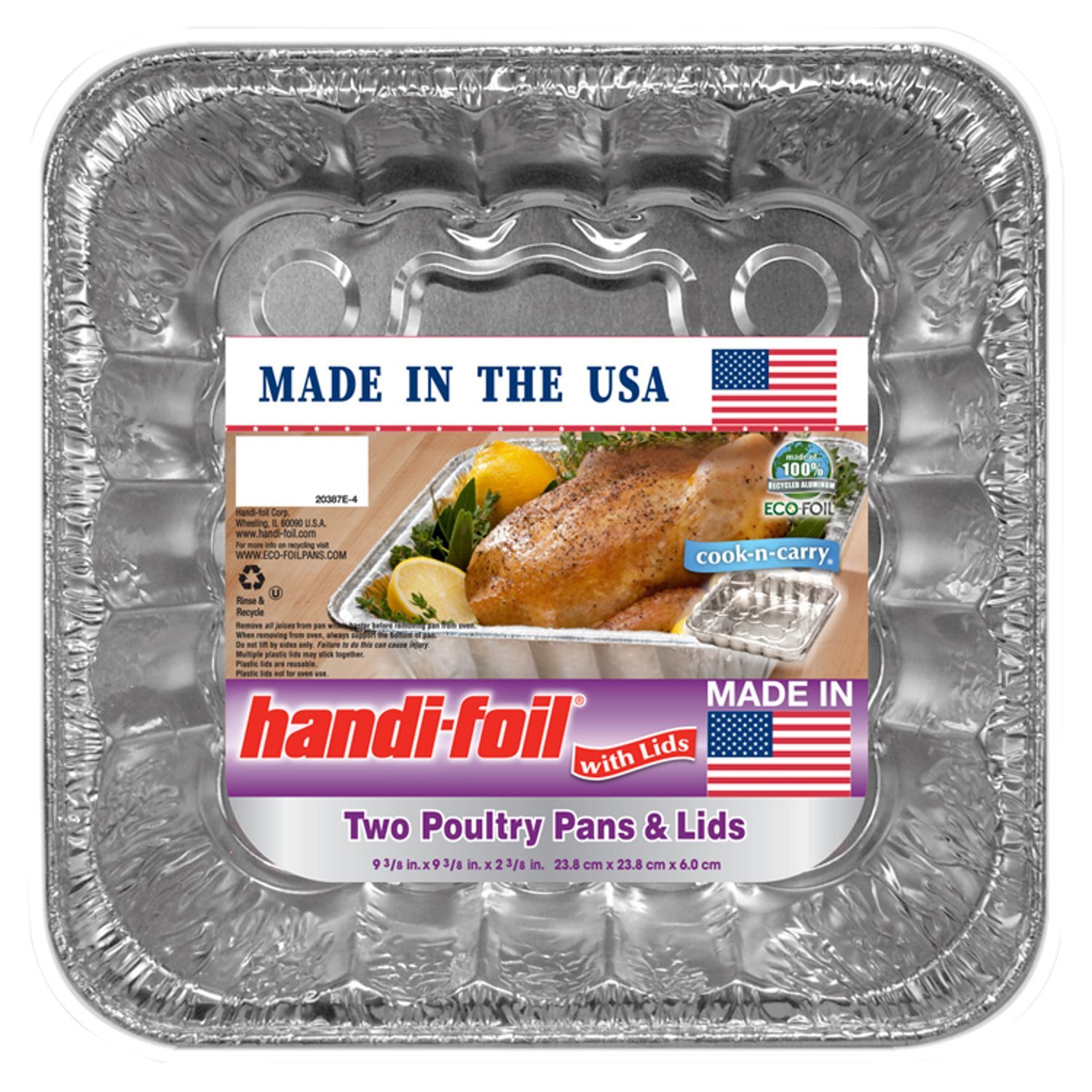 Handi Foil Poultry Pans & Lids, 2 Count Image 1 of 2