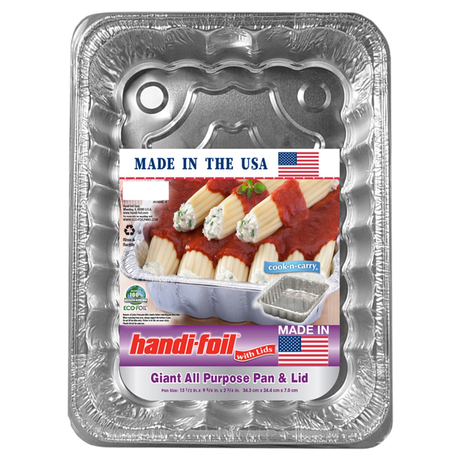 Handi Foil Giant All Purpose Pan & Lid Image 1 of 2