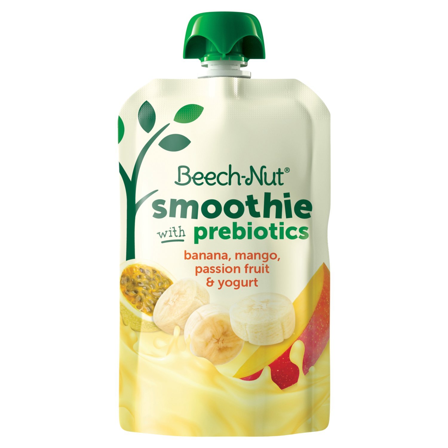 Beech-Nut Smoothie with Prebiotics Fruit Whole Milk Yogurt Blend Baby Food, Toddlers 12+ Months, 3.5 Image 1 of 7