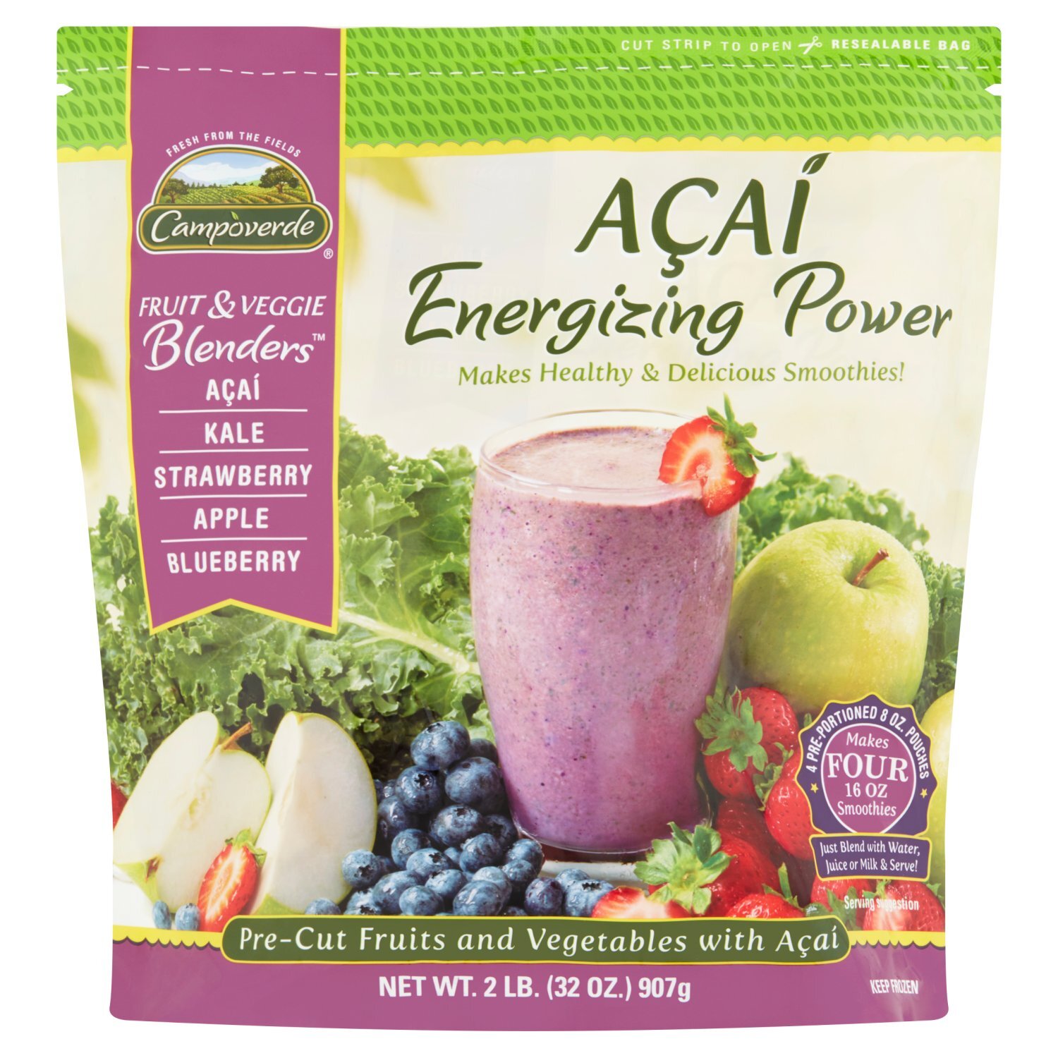 Campoverde Açaí Energizing Power Fruit and Veggie Blenders, 8