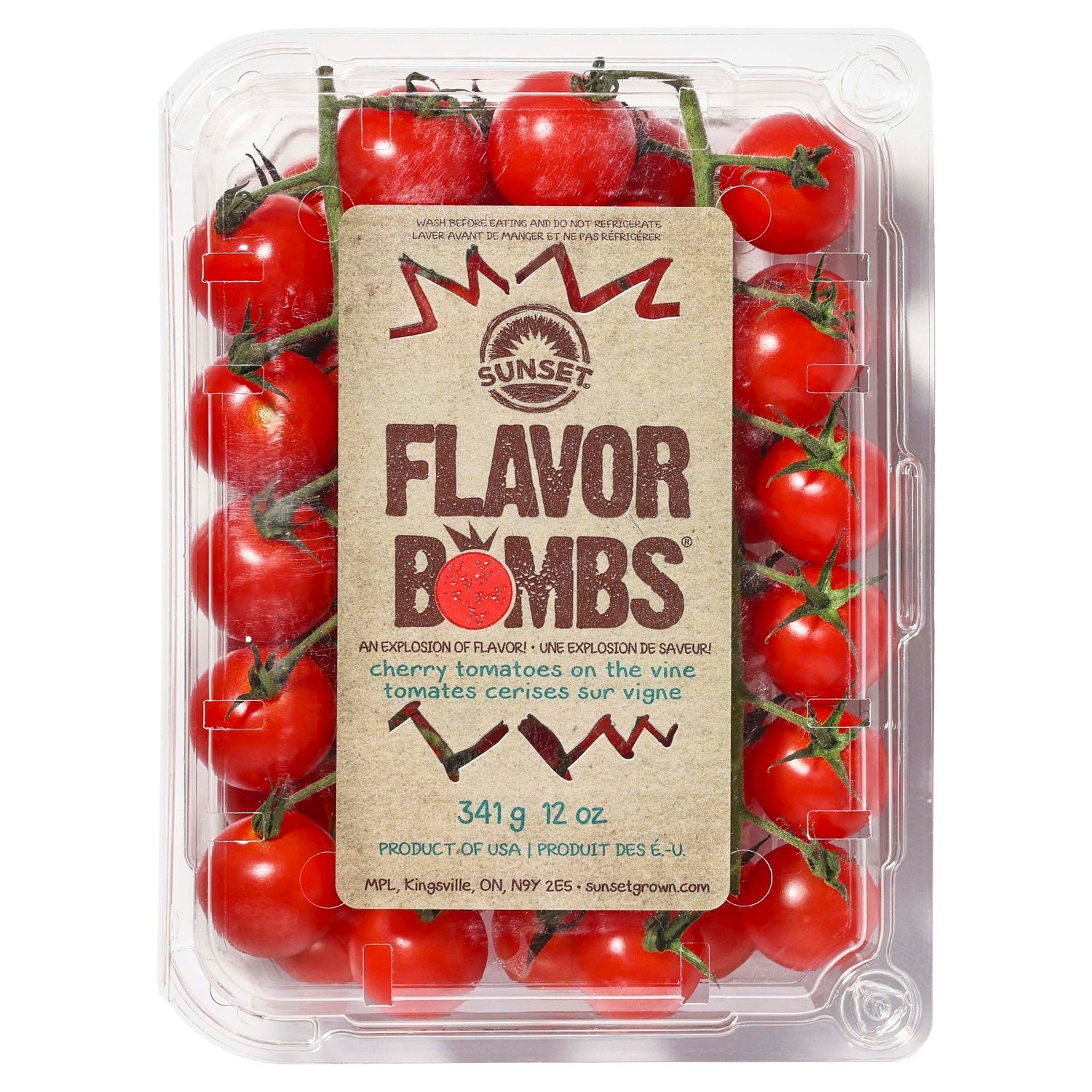 Sunset Flavor Bombs Cherry Tomatoes On-The-Vine, 12 oz - Fairway