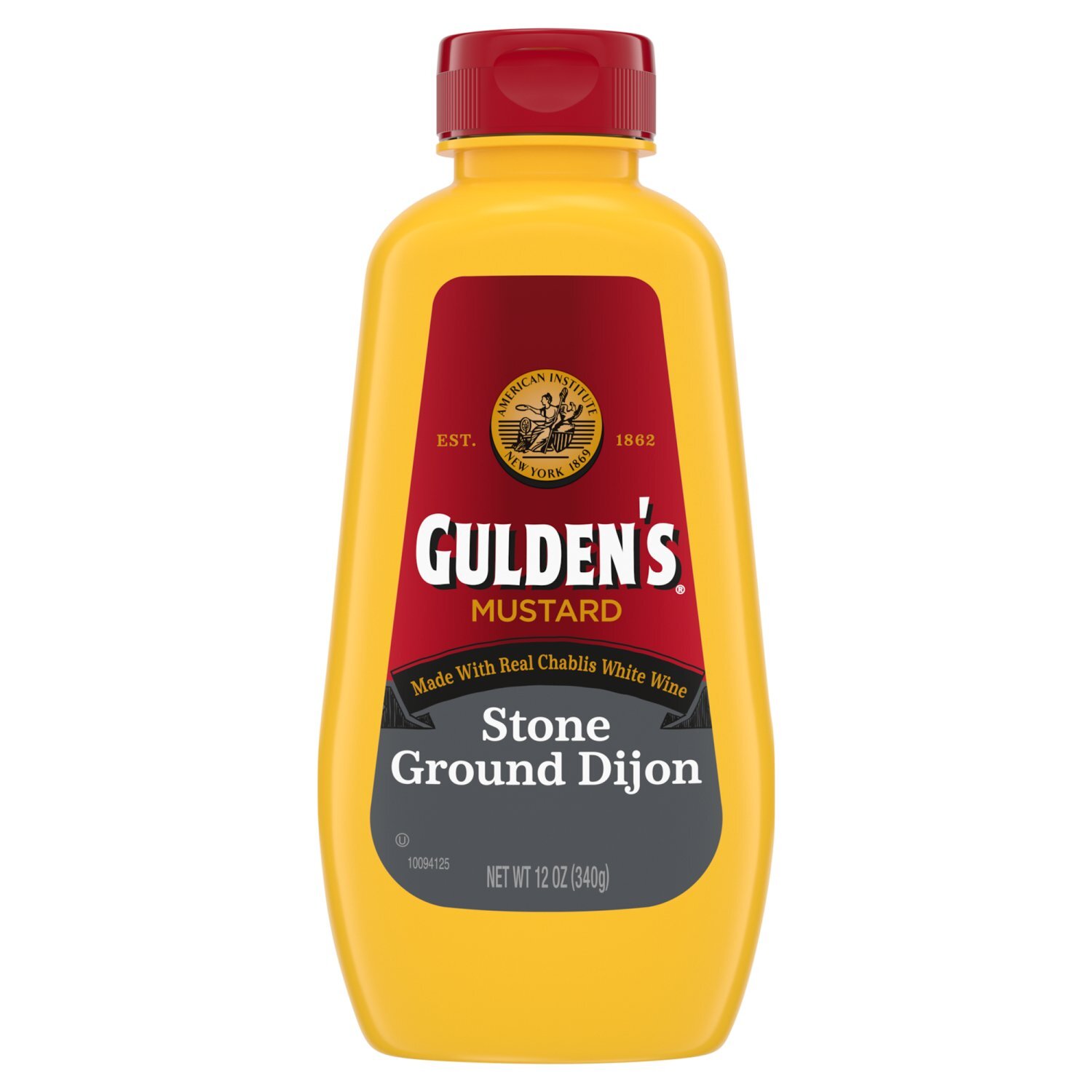 Gulden's Stone Ground Dijon Mustard, 12 oz Image 1 of 7